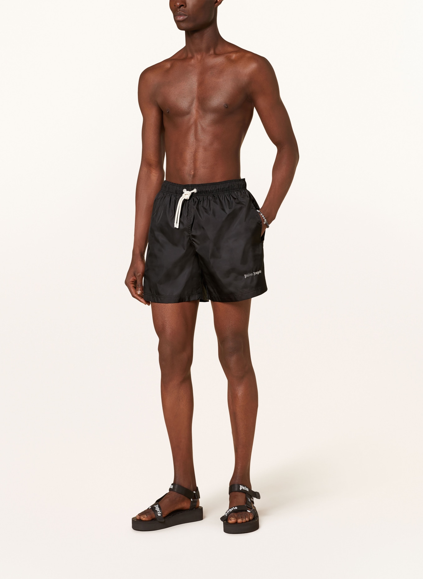 Palm Angels Swim shorts, Color: BLACK (Image 2)