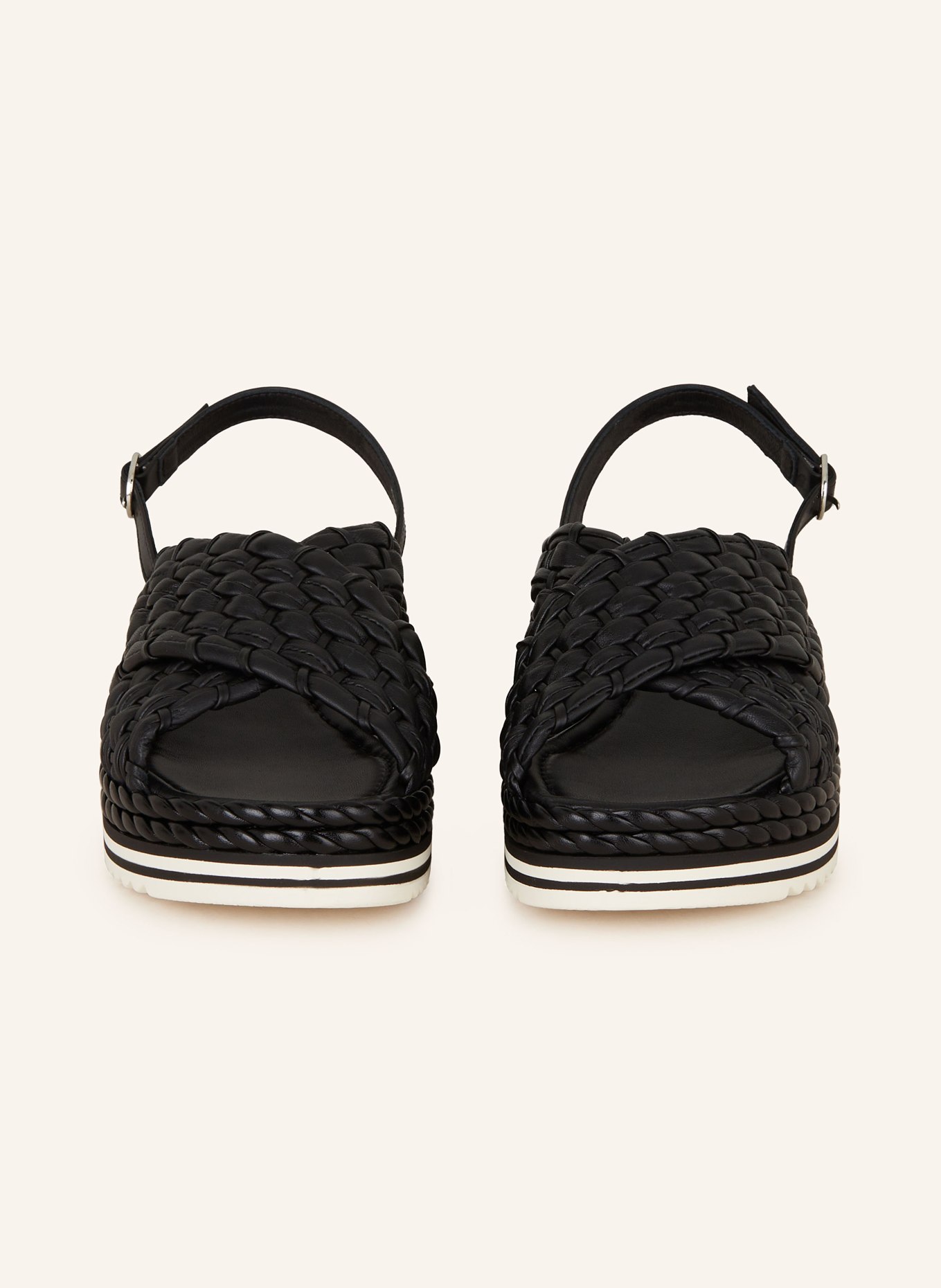 PONS QUINTANA Platform sandals MILAN, Color: BLACK (Image 3)
