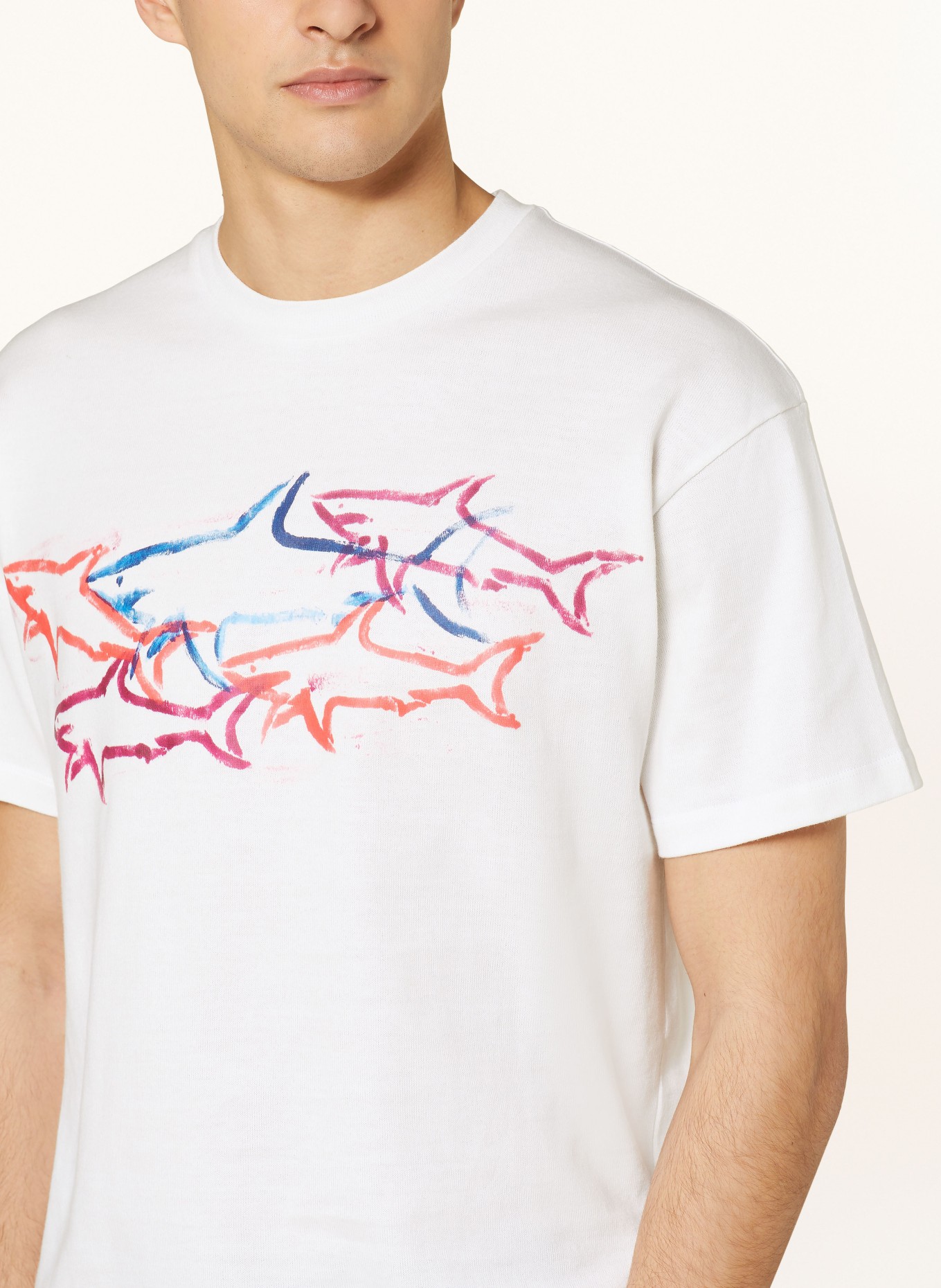 PAUL & SHARK T-shirt, Color: CREAM (Image 4)