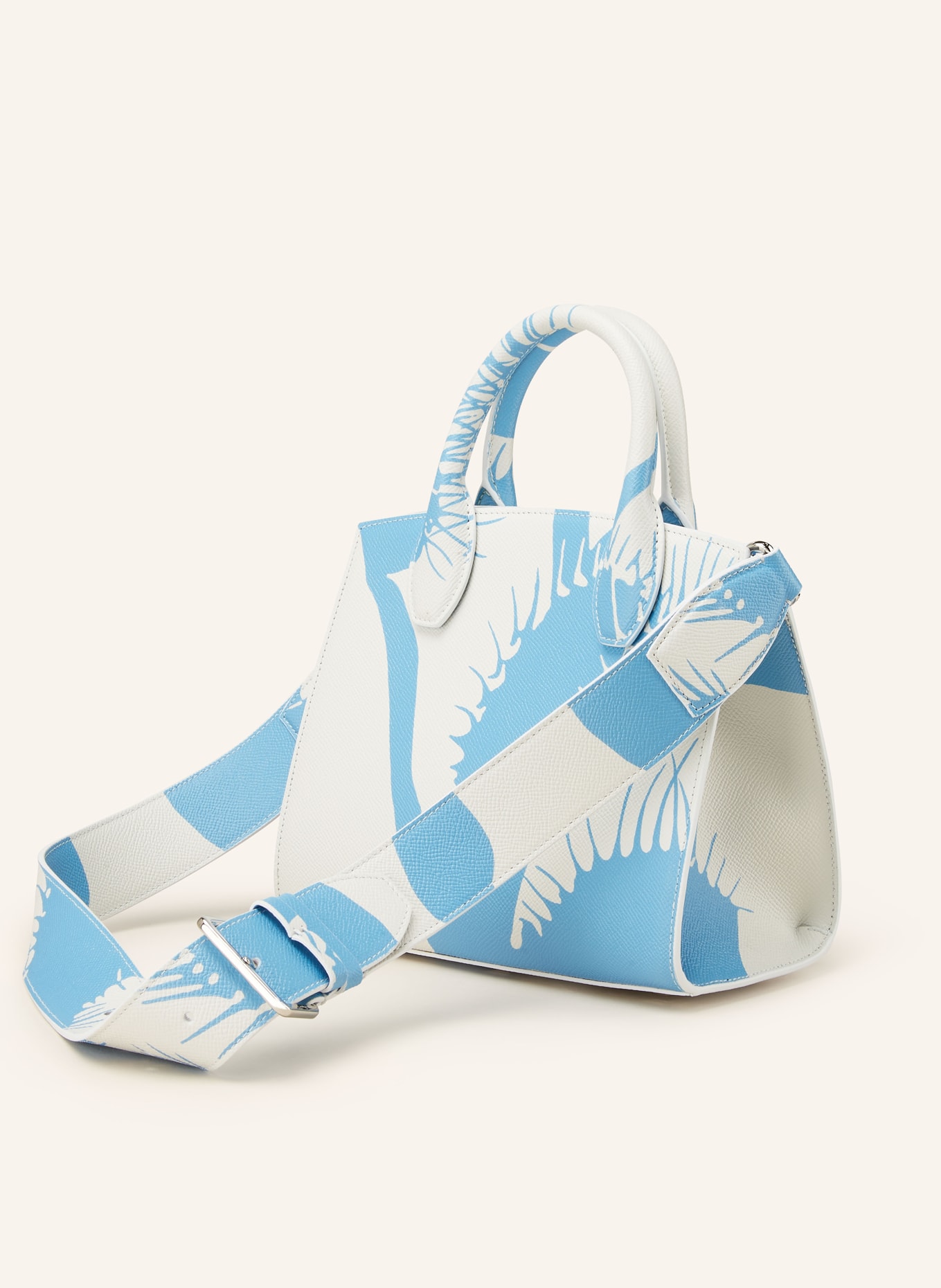 FERRAGAMO Handbag THE STUDIO BOX, Color: LIGHT BLUE/ WHITE (Image 2)