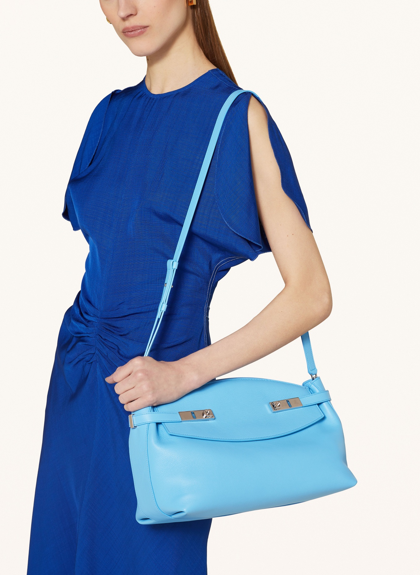 FERRAGAMO Handbag HUG, Color: LIGHT BLUE (Image 4)