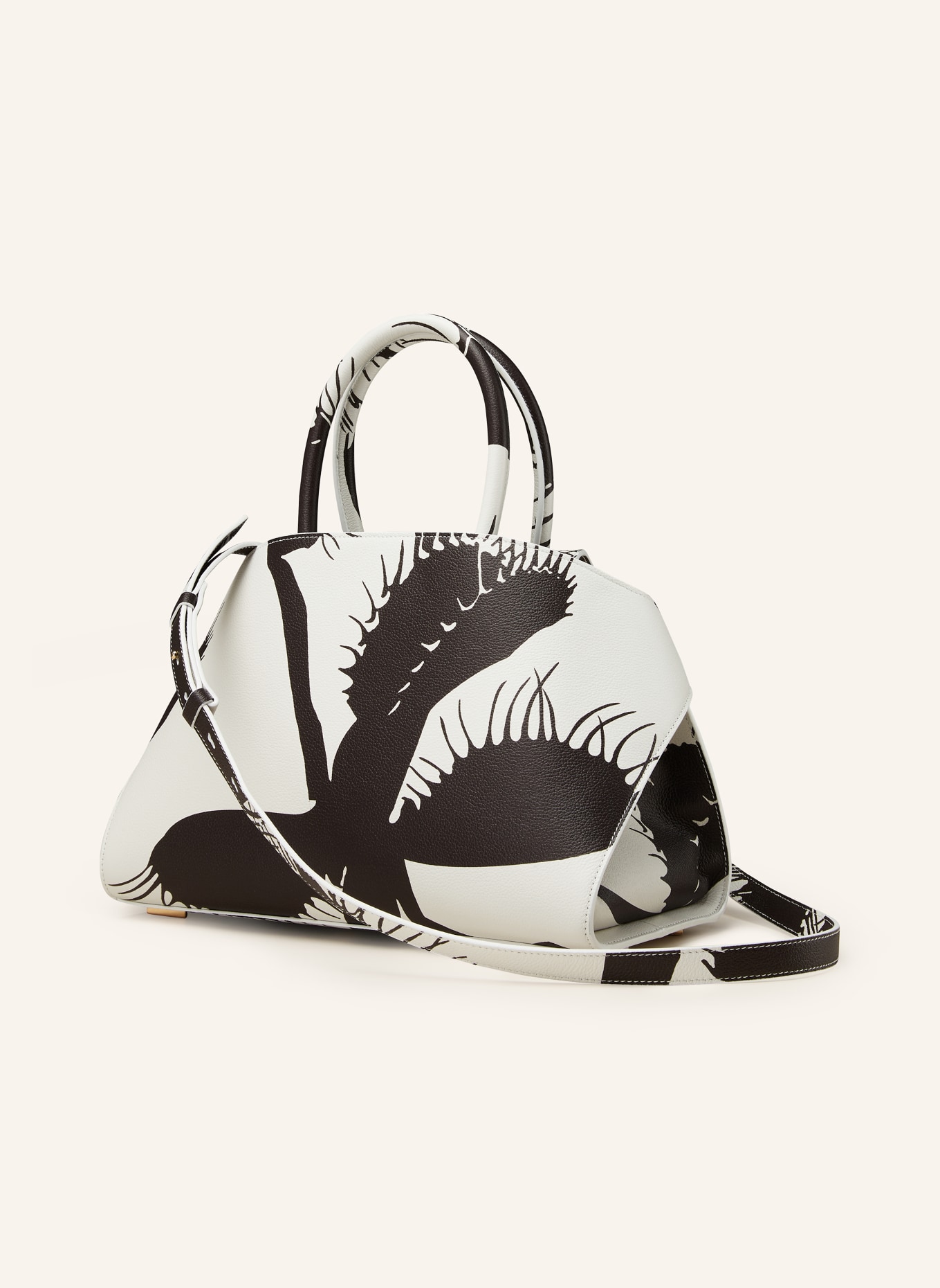 FERRAGAMO Handbag HUG SMALL, Color: WHITE/ BLACK (Image 2)