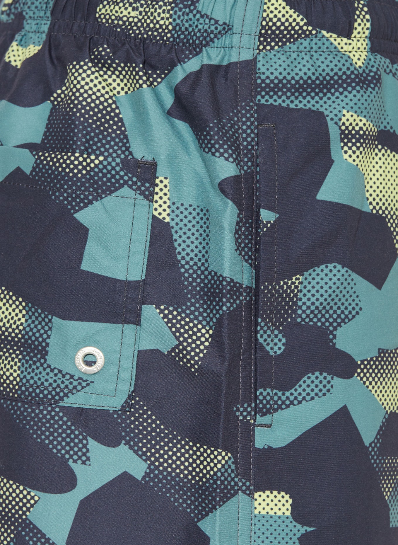 Sanetta Badeshorts mit UV-Schutz 50+, Farbe: SCHWARZ/ KHAKI (Bild 3)