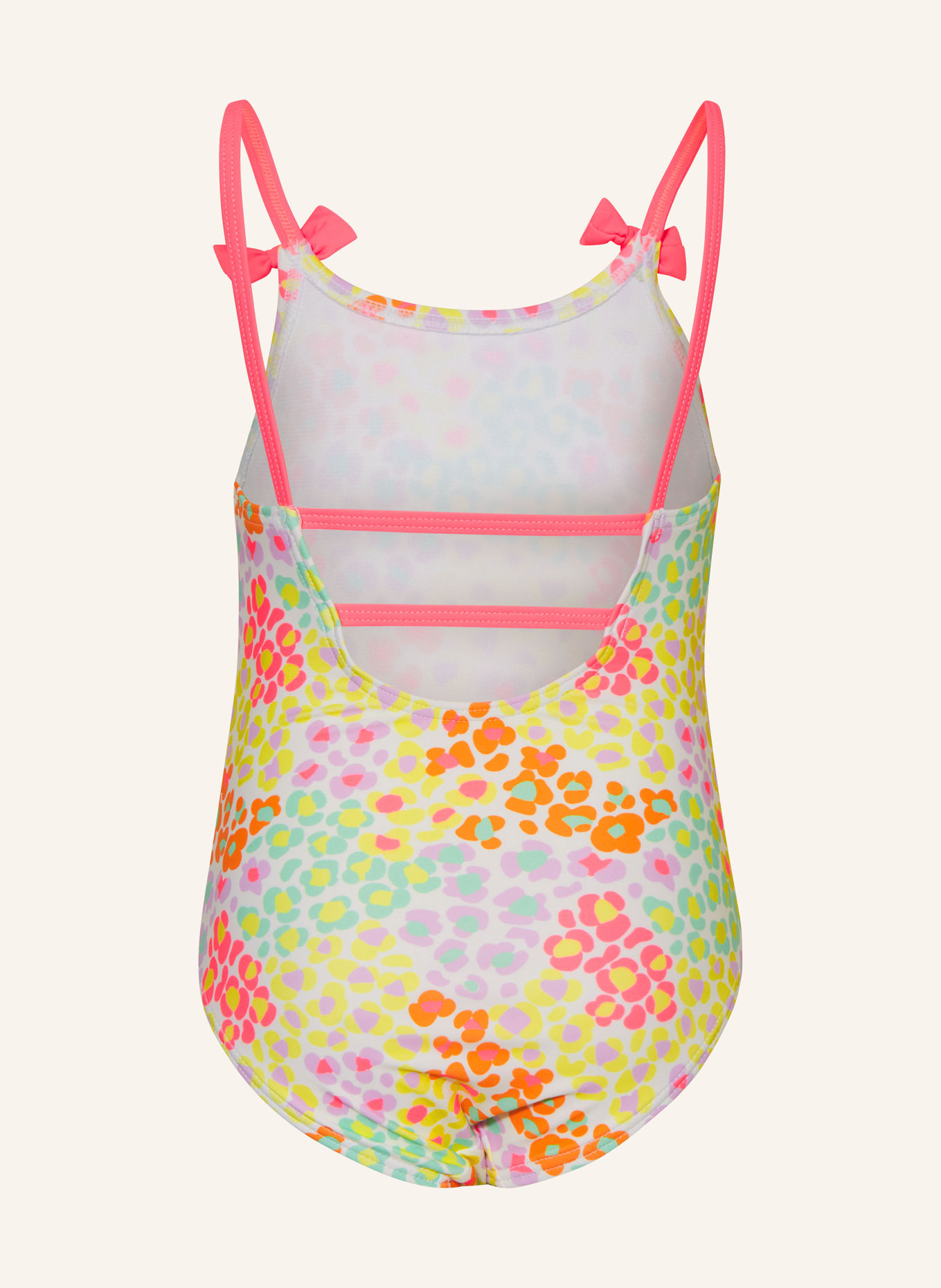 Sanetta Badeanzug mit UV-Schutz 50+, Farbe: WEISS/ ROT/ GELB (Bild 2)