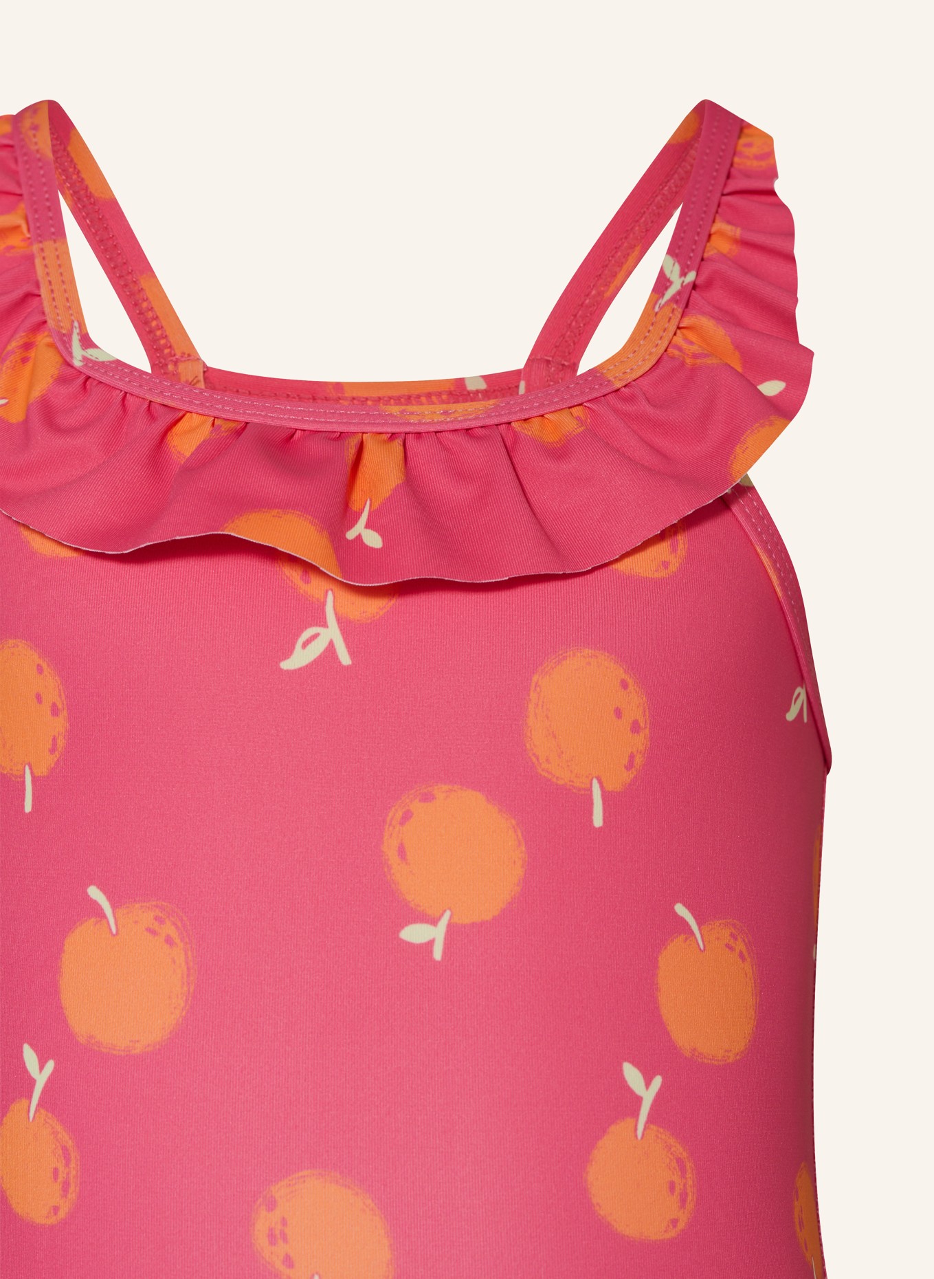 Sanetta Badeanzug mit UV-Schutz 50+, Farbe: PINK/ ORANGE (Bild 3)