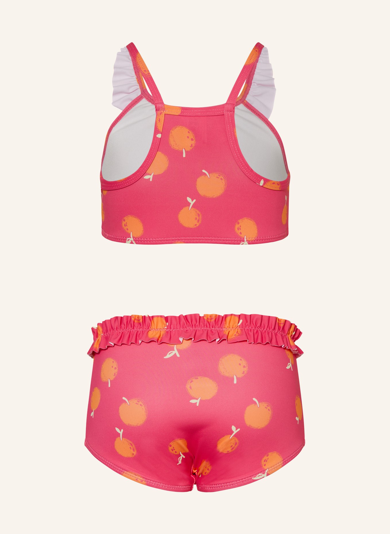 Sanetta Bikini bustier z ochroną UV 50+, Kolor: MOCNORÓŻOWY/ POMARAŃCZOWY (Obrazek 2)