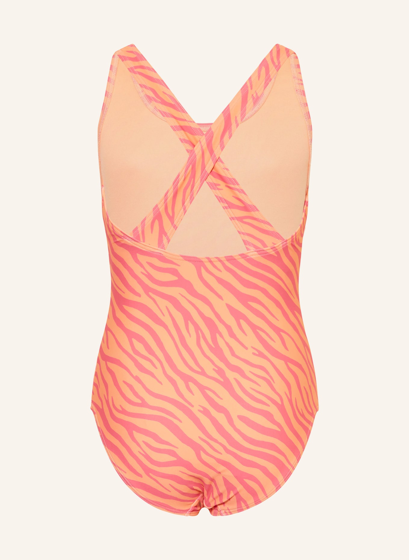 Sanetta Badeanzug mit UV-Schutz 50+, Farbe: PINK/ HELLORANGE (Bild 2)