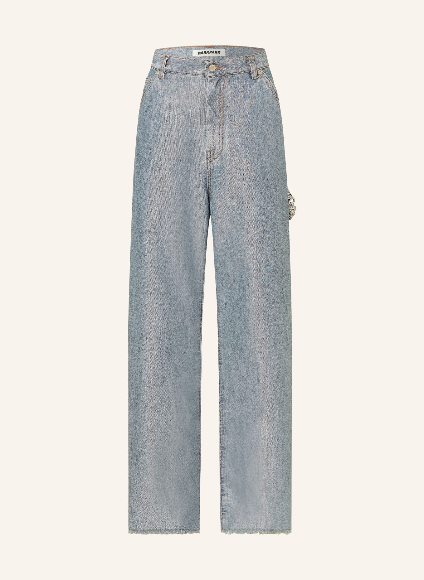 DARKPARK Straight Jeans LISA, Farbe: W051 DENIM LUREX LIGHT WASH (Bild 1)