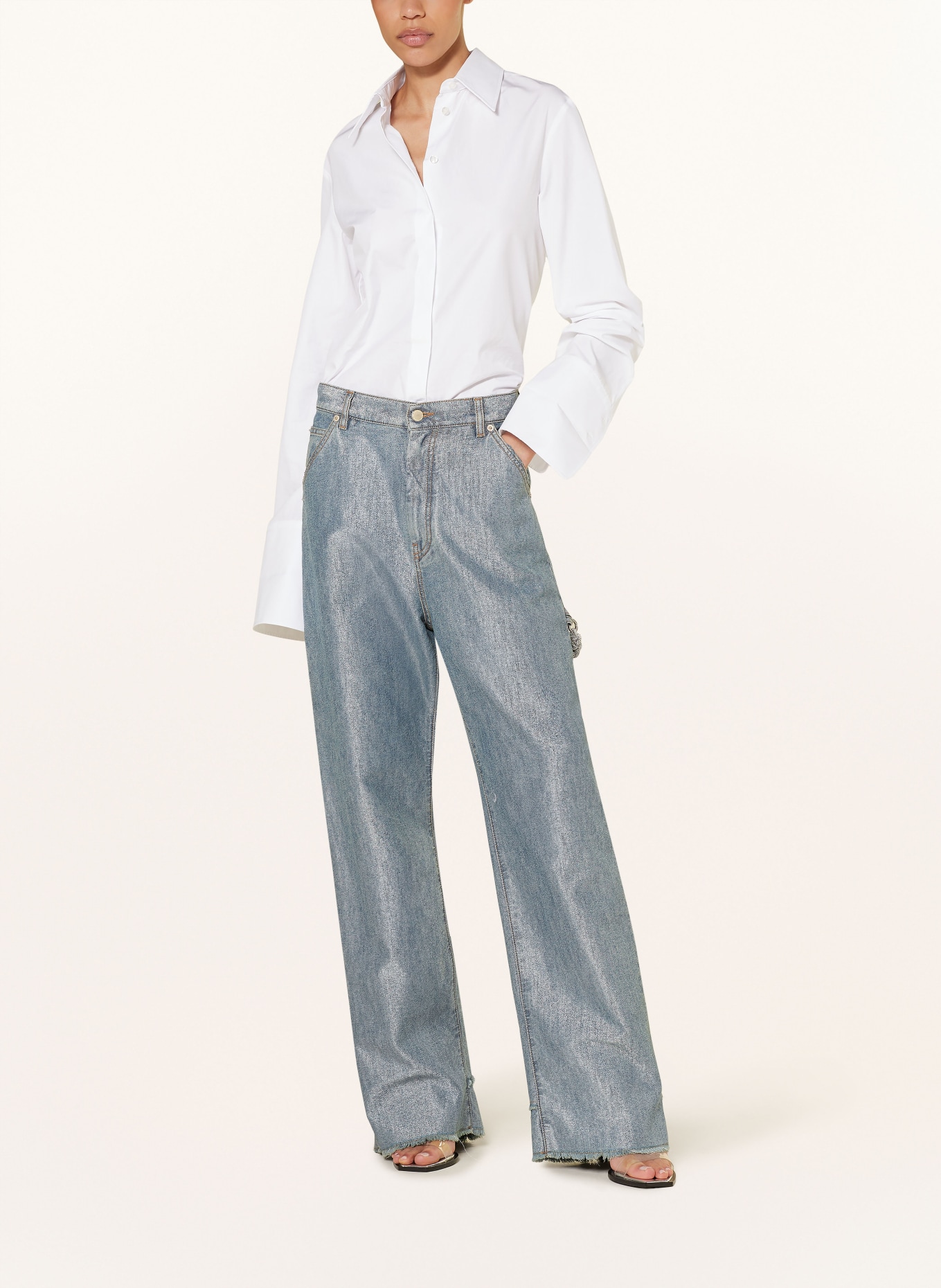 DARKPARK Straight Jeans LISA, Farbe: W051 DENIM LUREX LIGHT WASH (Bild 2)