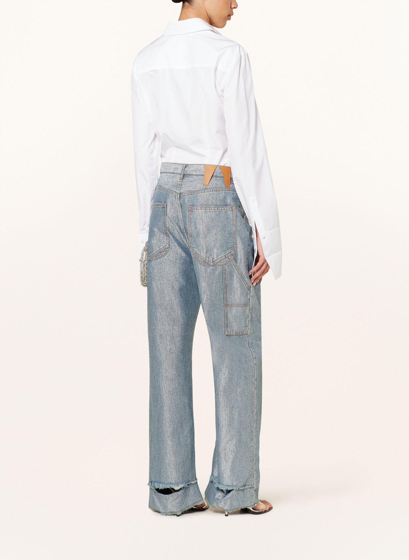 DARKPARK Straight Jeans LISA, Farbe: W051 DENIM LUREX LIGHT WASH (Bild 3)