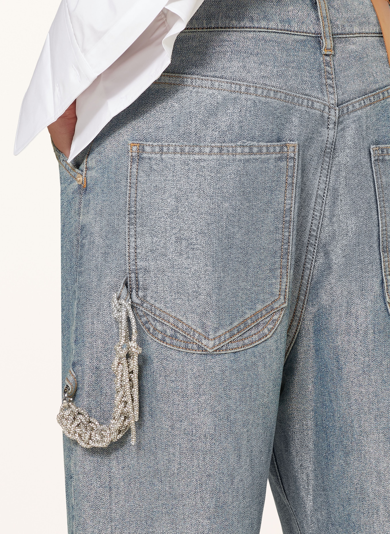 DARKPARK Straight Jeans LISA, Farbe: W051 DENIM LUREX LIGHT WASH (Bild 5)