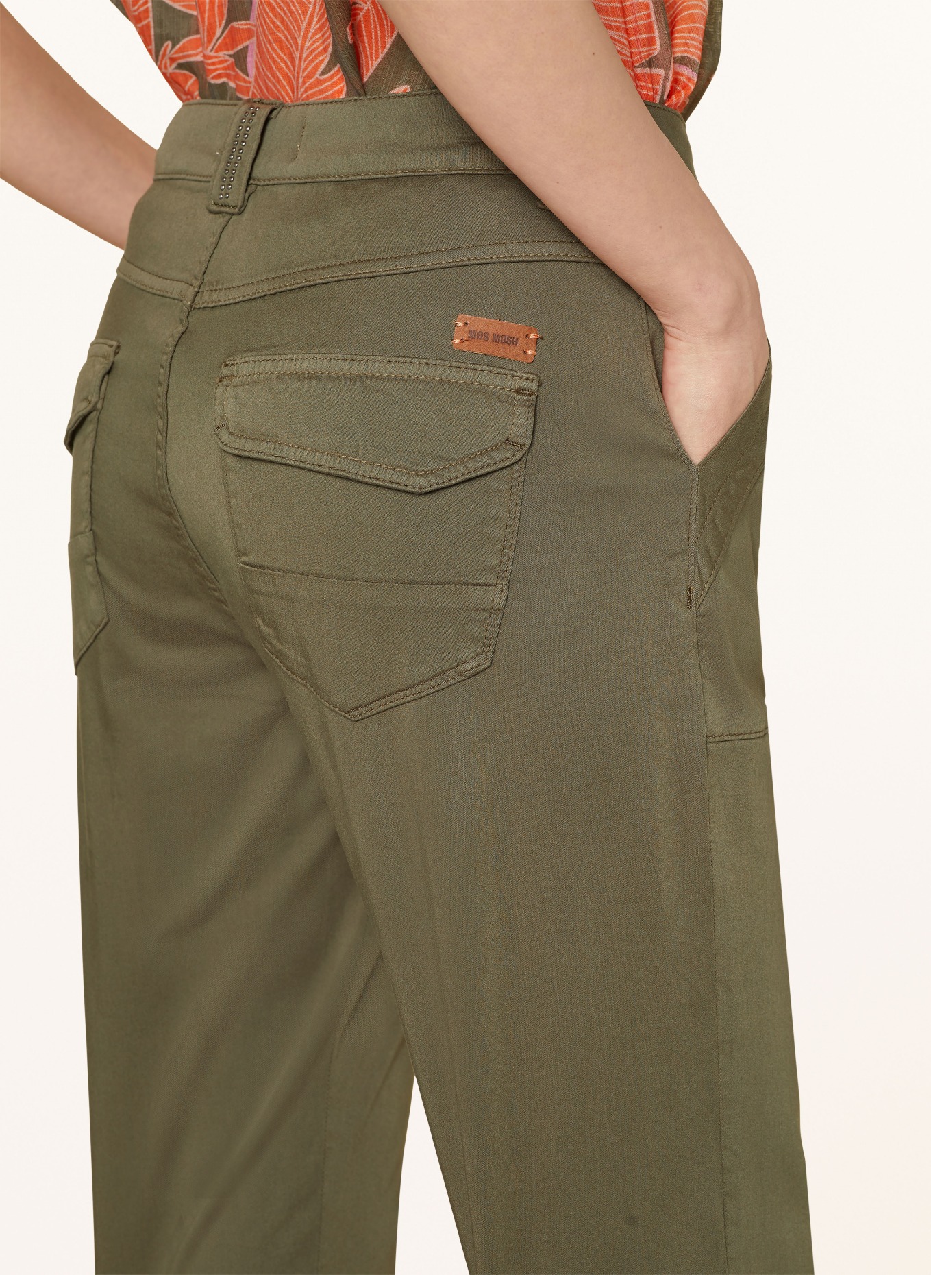 MOS MOSH Cargo pants MMNAINA, Color: OLIVE (Image 5)