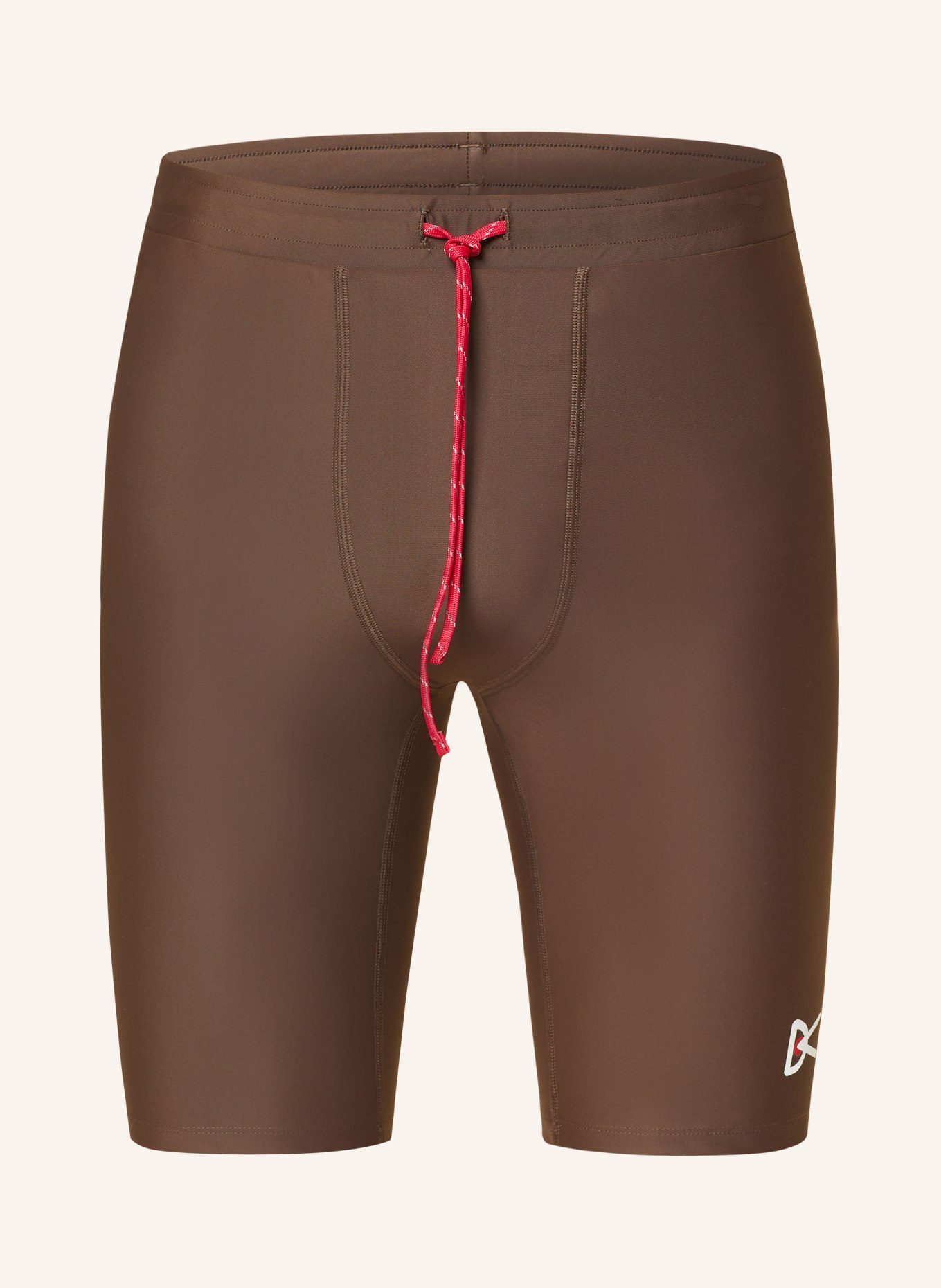 District Vision Running tights, Color: BROWN (Image 1)