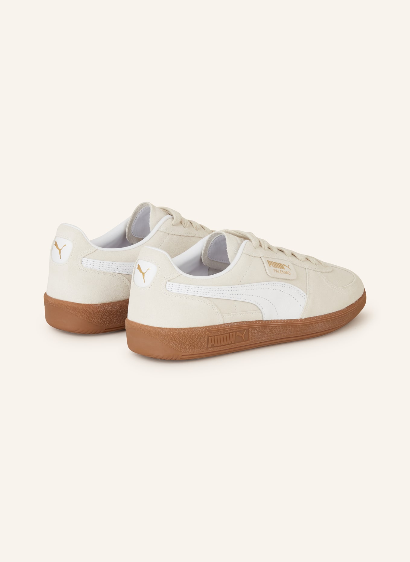 PUMA Sneakers PALERMO, Color: LIGHT BROWN/ WHITE (Image 2)