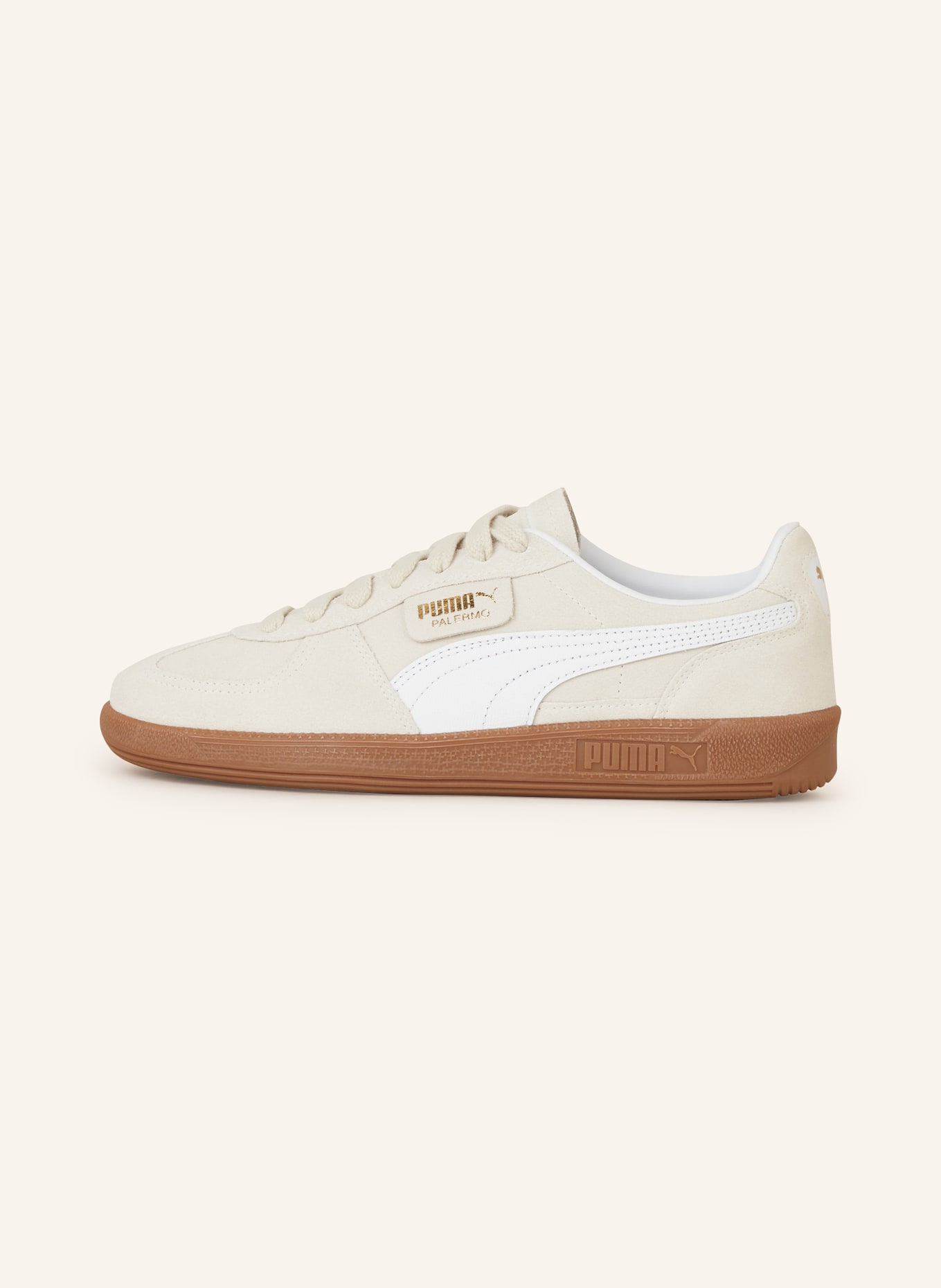 PUMA Sneakers PALERMO, Color: LIGHT BROWN/ WHITE (Image 4)