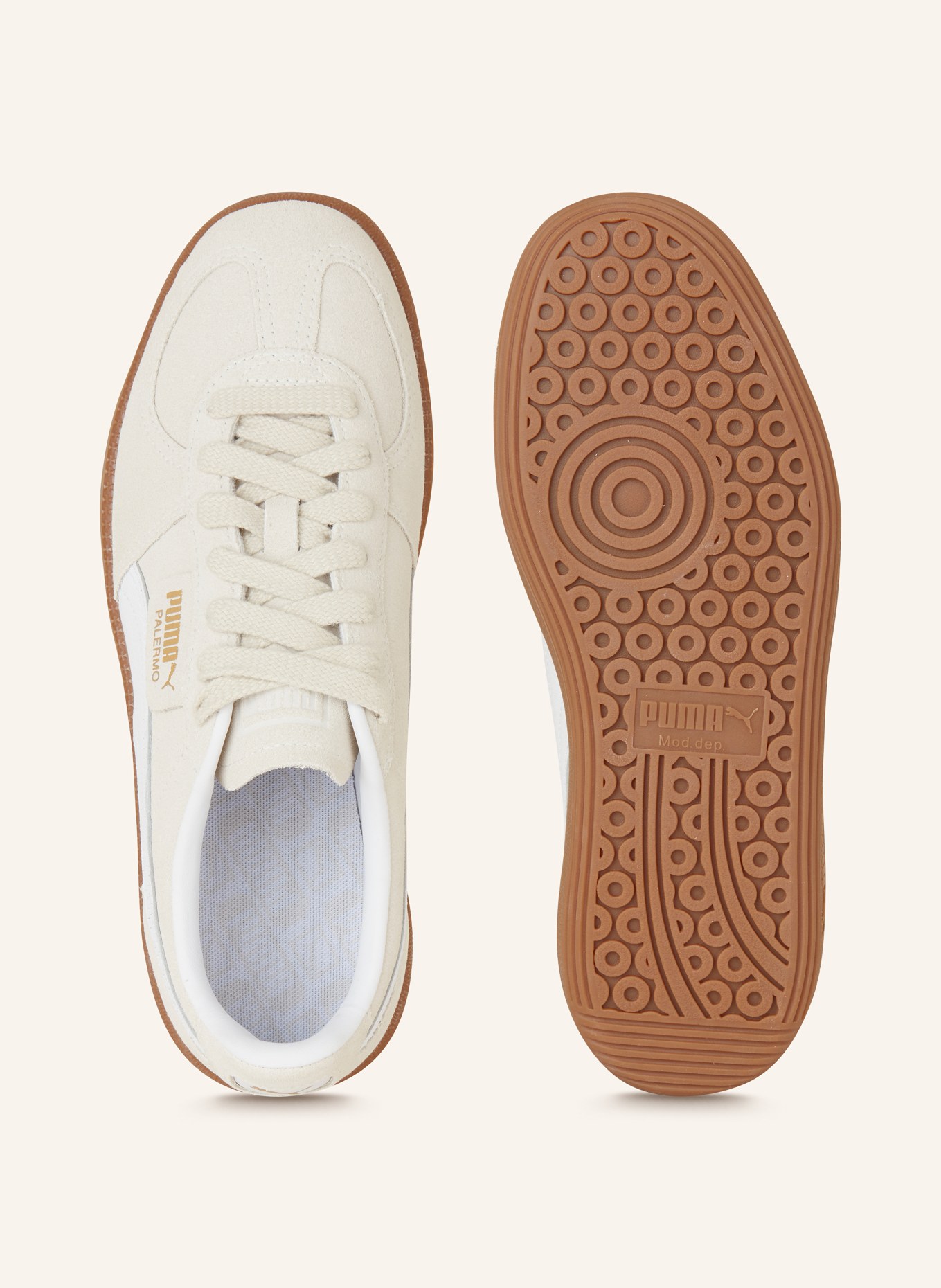 PUMA Sneakers PALERMO, Color: LIGHT BROWN/ WHITE (Image 5)