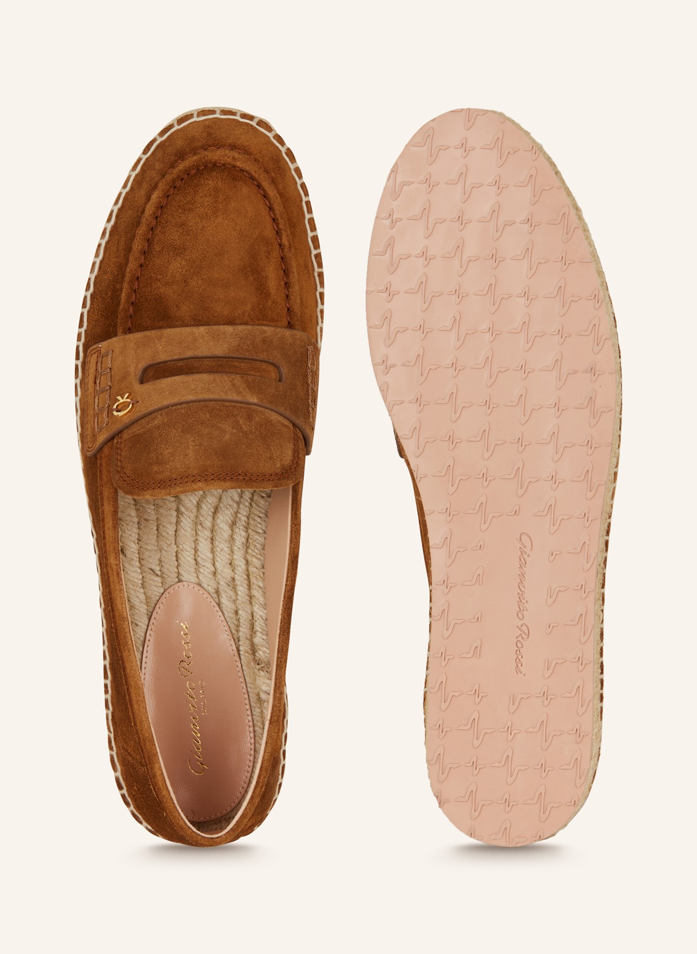 Gianvito Rossi Penny loafers LIDO, Kolor: BRĄZOWY (Obrazek 5)