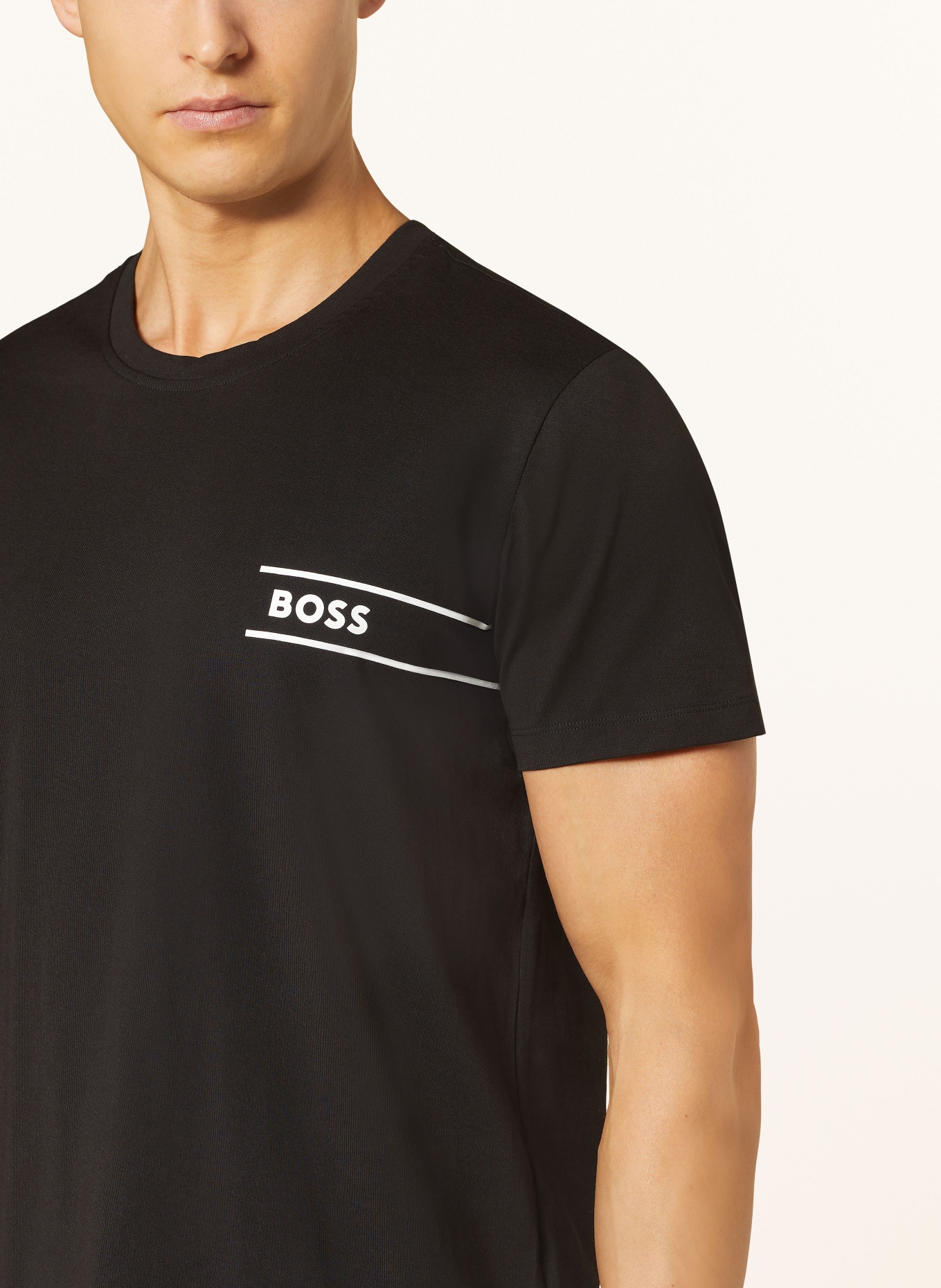 BOSS T-shirt, Color: BLACK (Image 4)