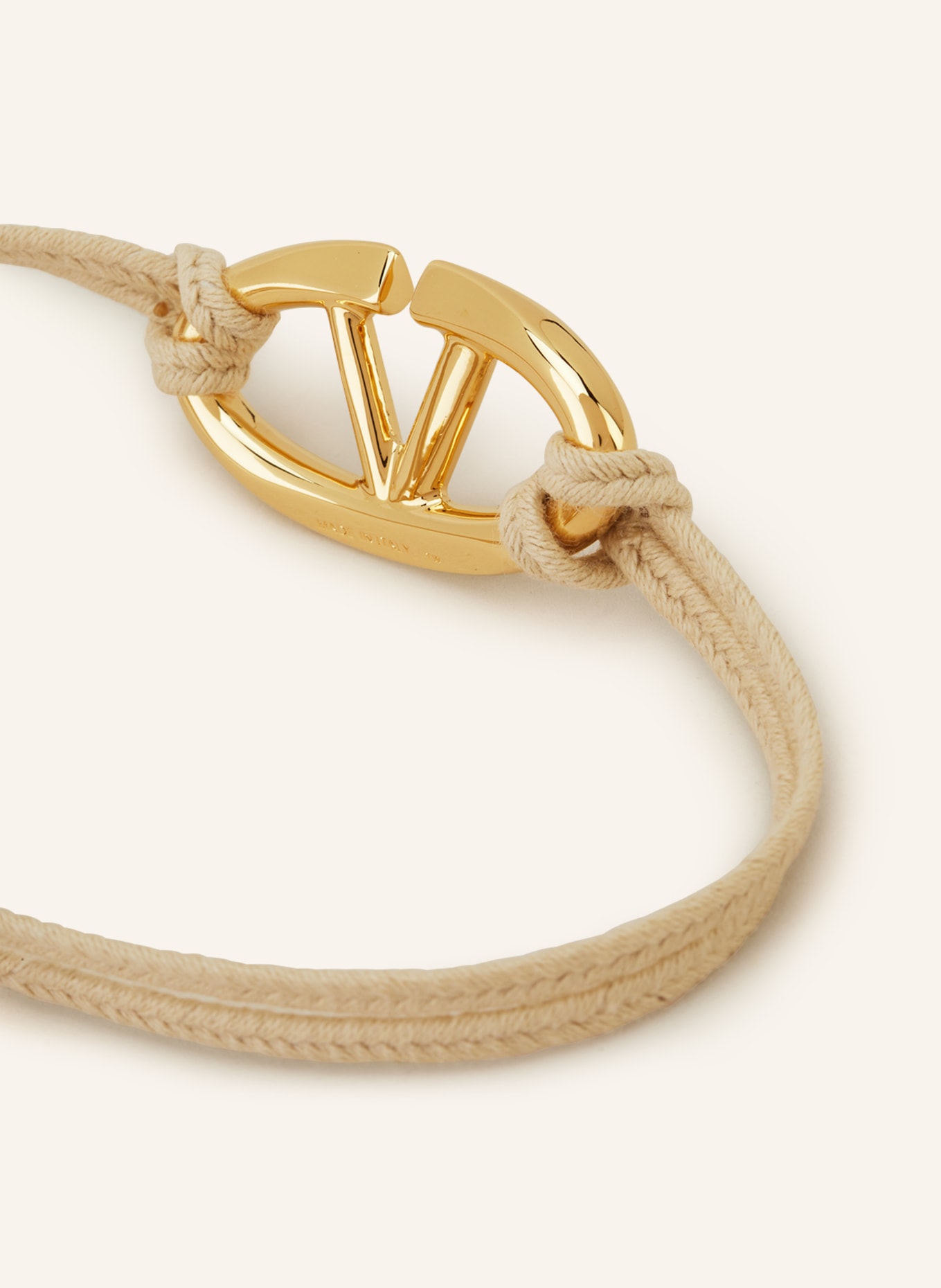 VALENTINO GARAVANI Bracelet VLOGO MOON, Color: CREAM/ GOLD (Image 3)