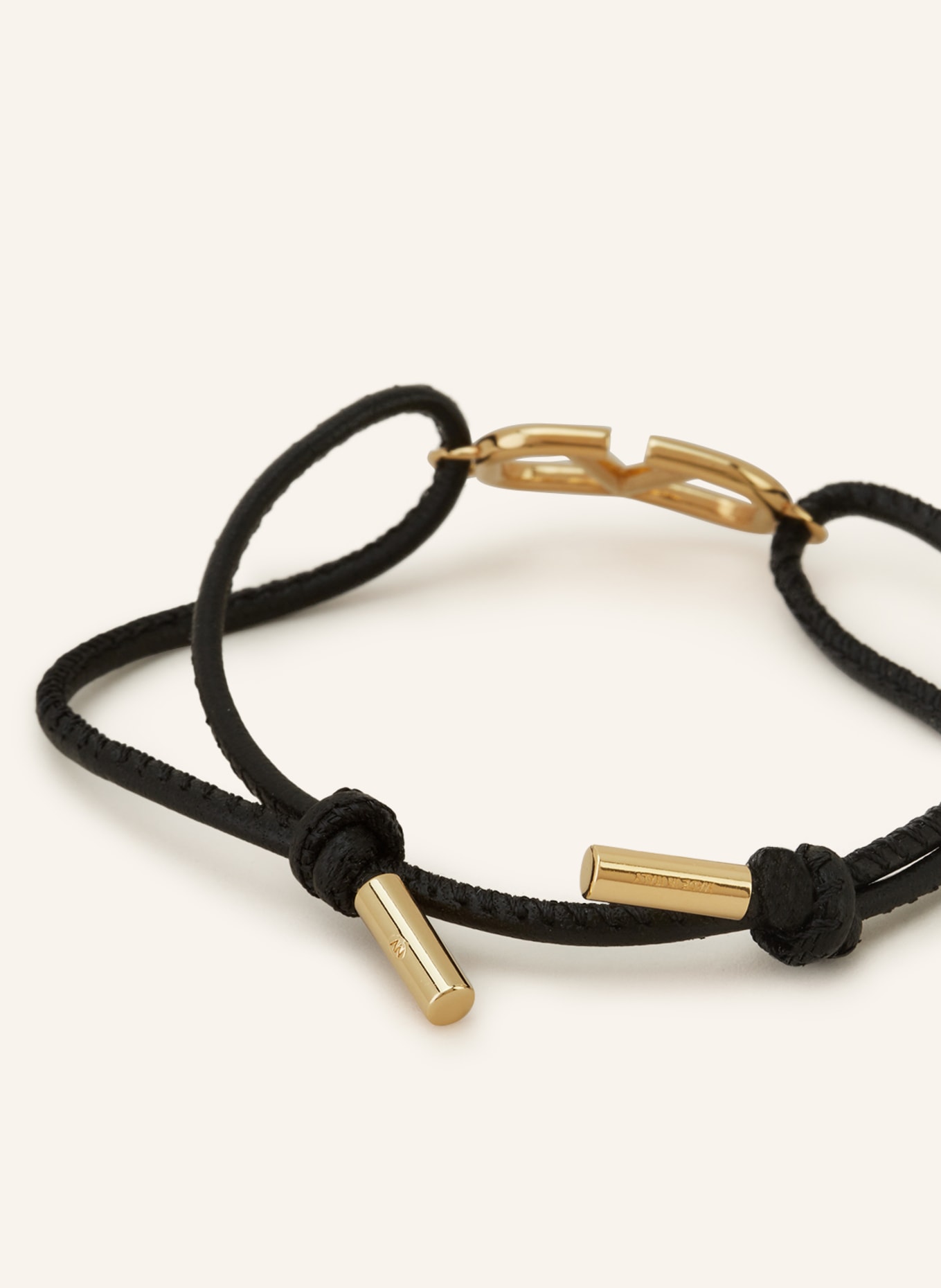 VALENTINO GARAVANI Bracelet VLOGO SIGNATURE, Color: BLACK/ GOLD (Image 2)