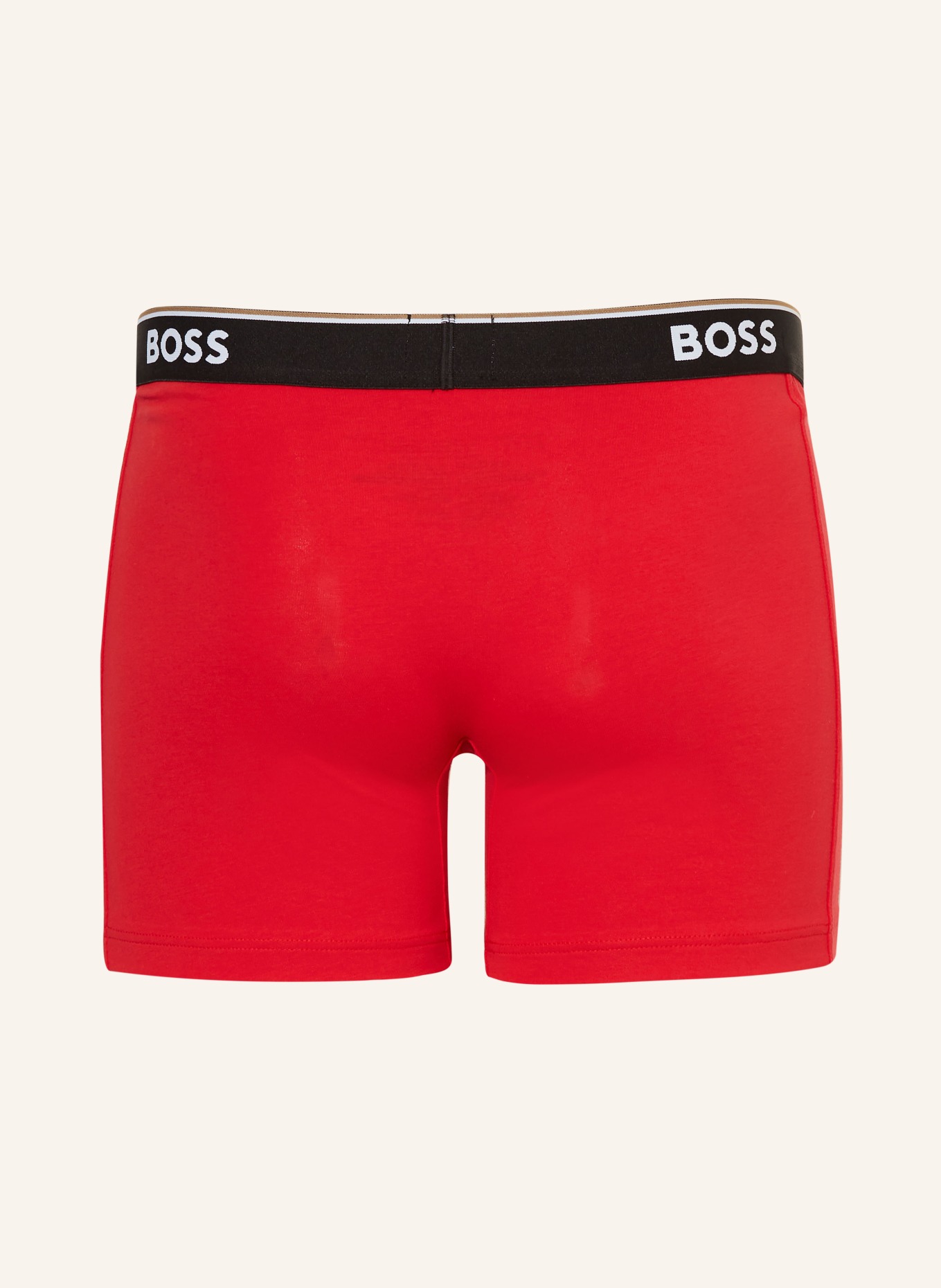 BOSS 3er-Pack Boxershorts POWER, Farbe: SCHWARZ/ ROT (Bild 2)