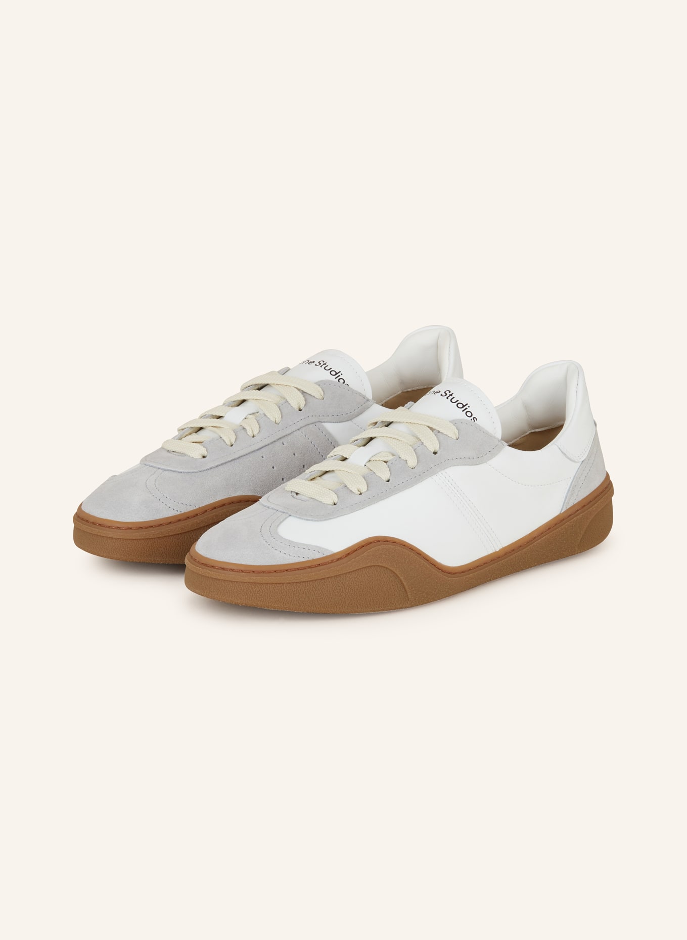 Acne Studios Sneakers, Color: WHITE/ LIGHT GRAY (Image 1)