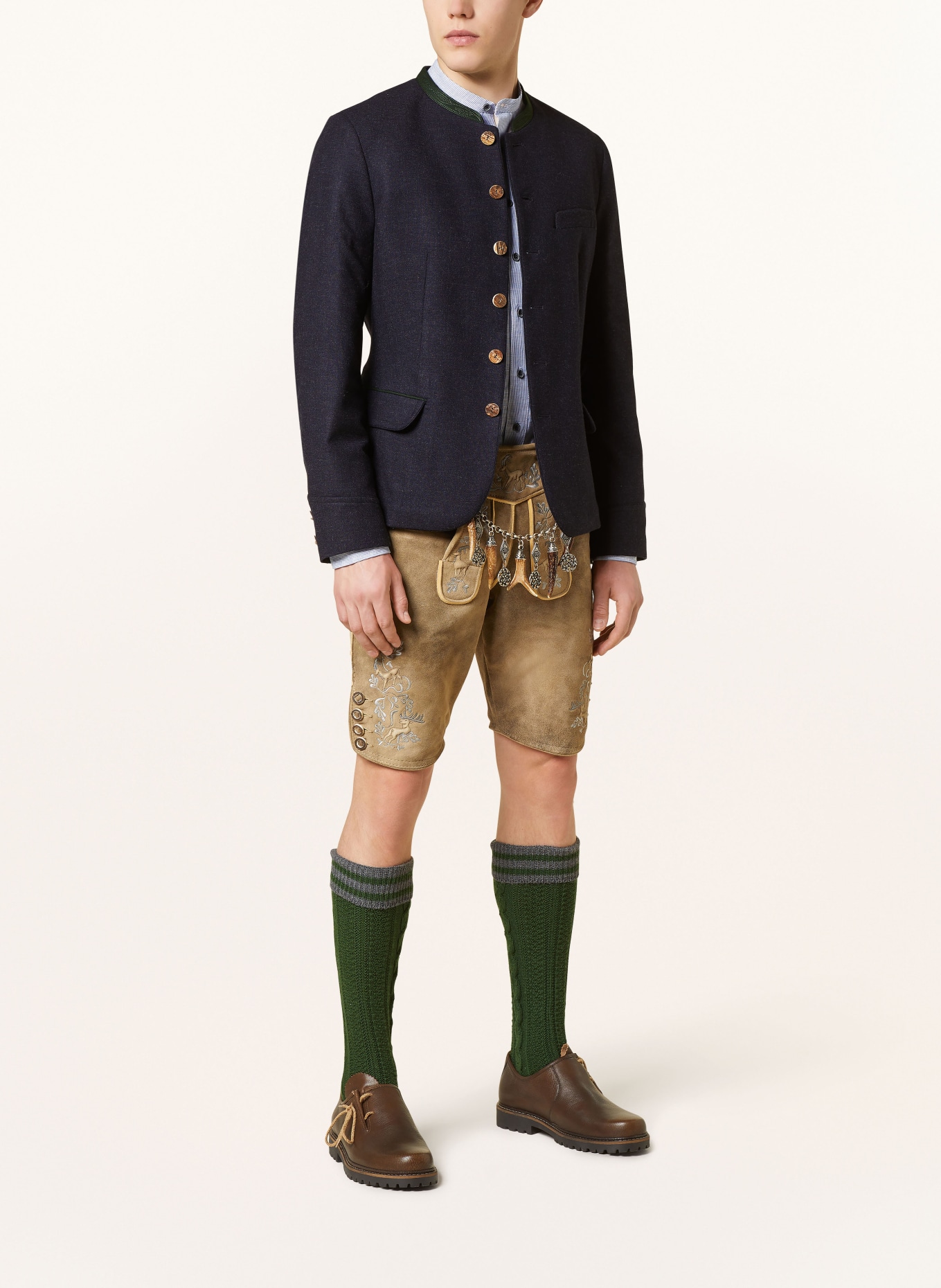 Gottseidank Kurtka ludowa typu janker HELMUT: GRANATOWY