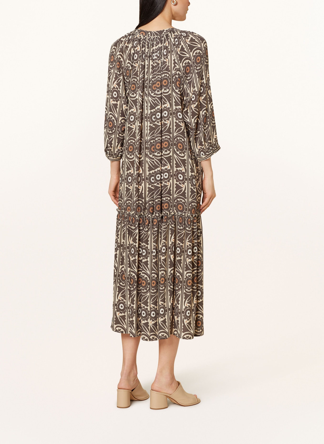 MOS MOSH Kleid MMJILLI: CREME/ KHAKI/ HELLBRAUN