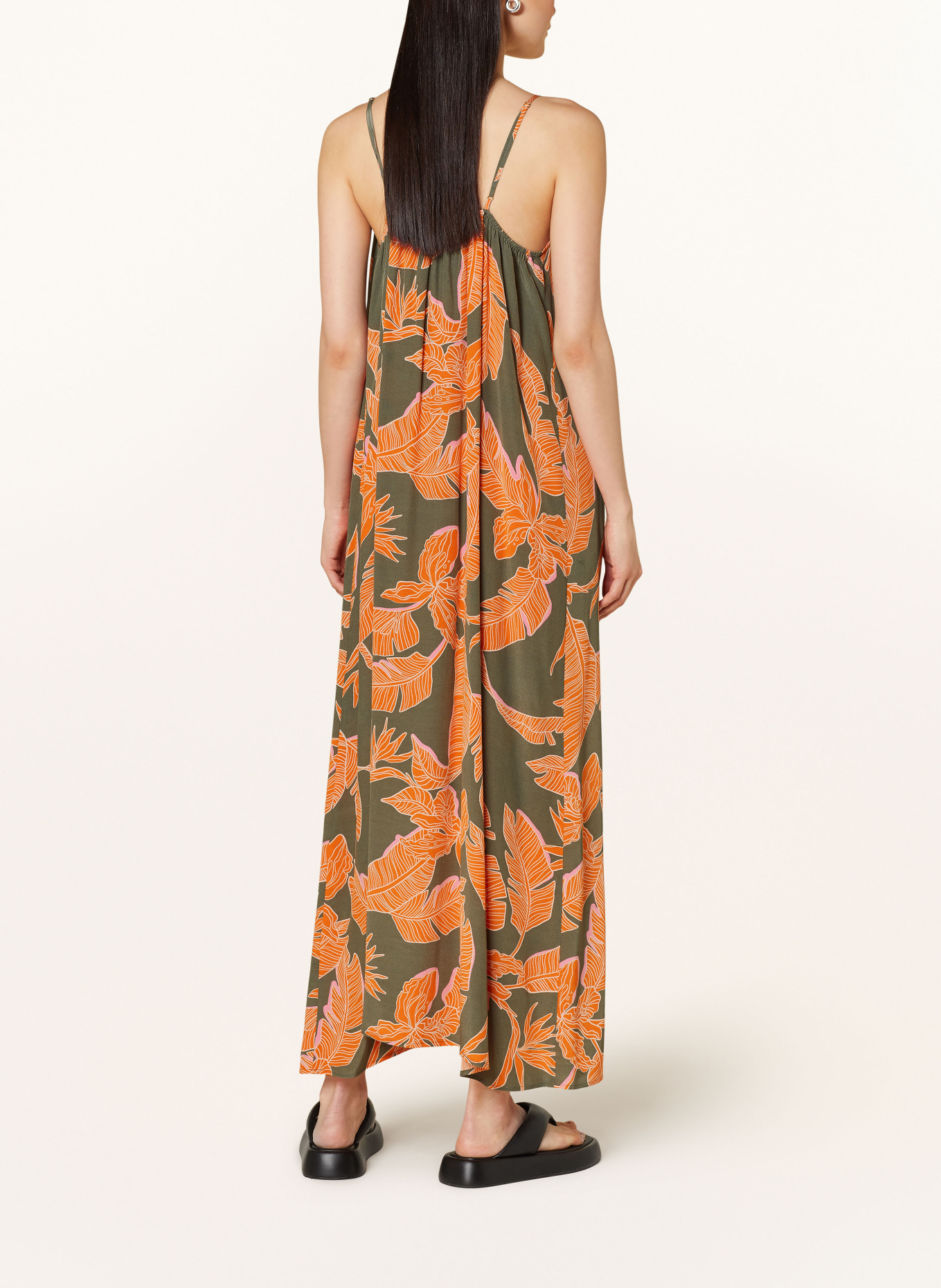 MOS MOSH Kleid MMALOHI, Farbe: OLIV/ ORANGE (Bild 3)