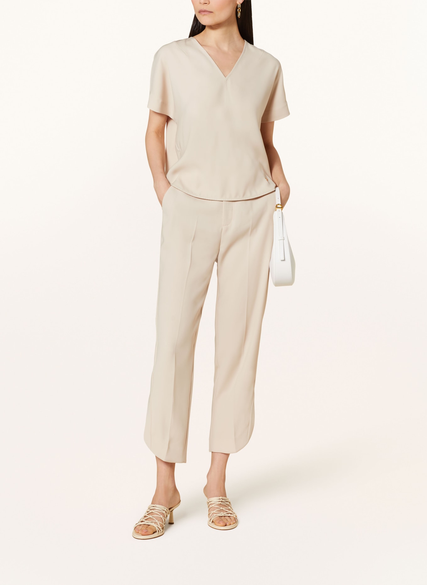 MOS MOSH 7/8 trousers MMEYLI, Color: BEIGE (Image 2)