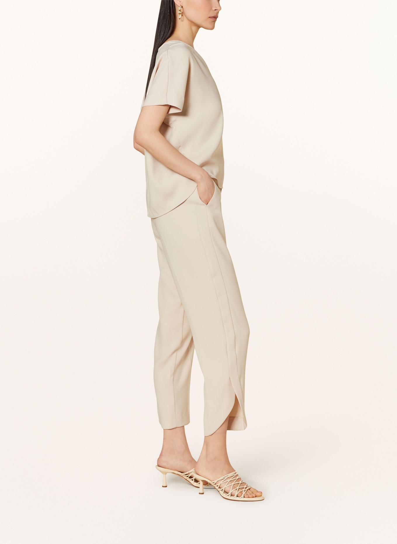 MOS MOSH 7/8 trousers MMEYLI, Color: BEIGE (Image 4)