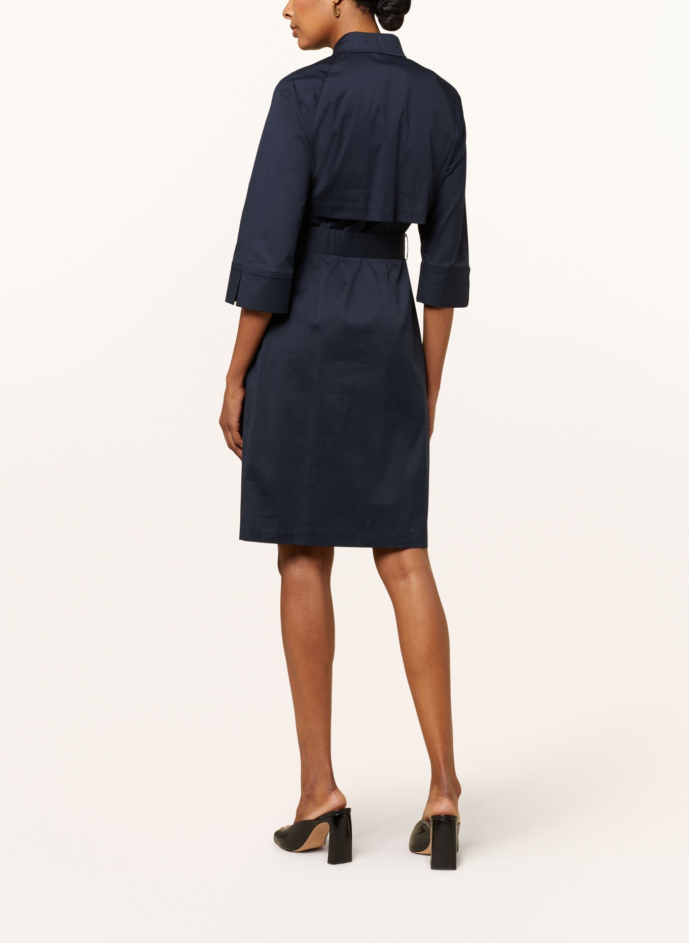 windsor. Shirt dress with 3/4 sleeves, Color: 415 Navy                       415 (Image 3)