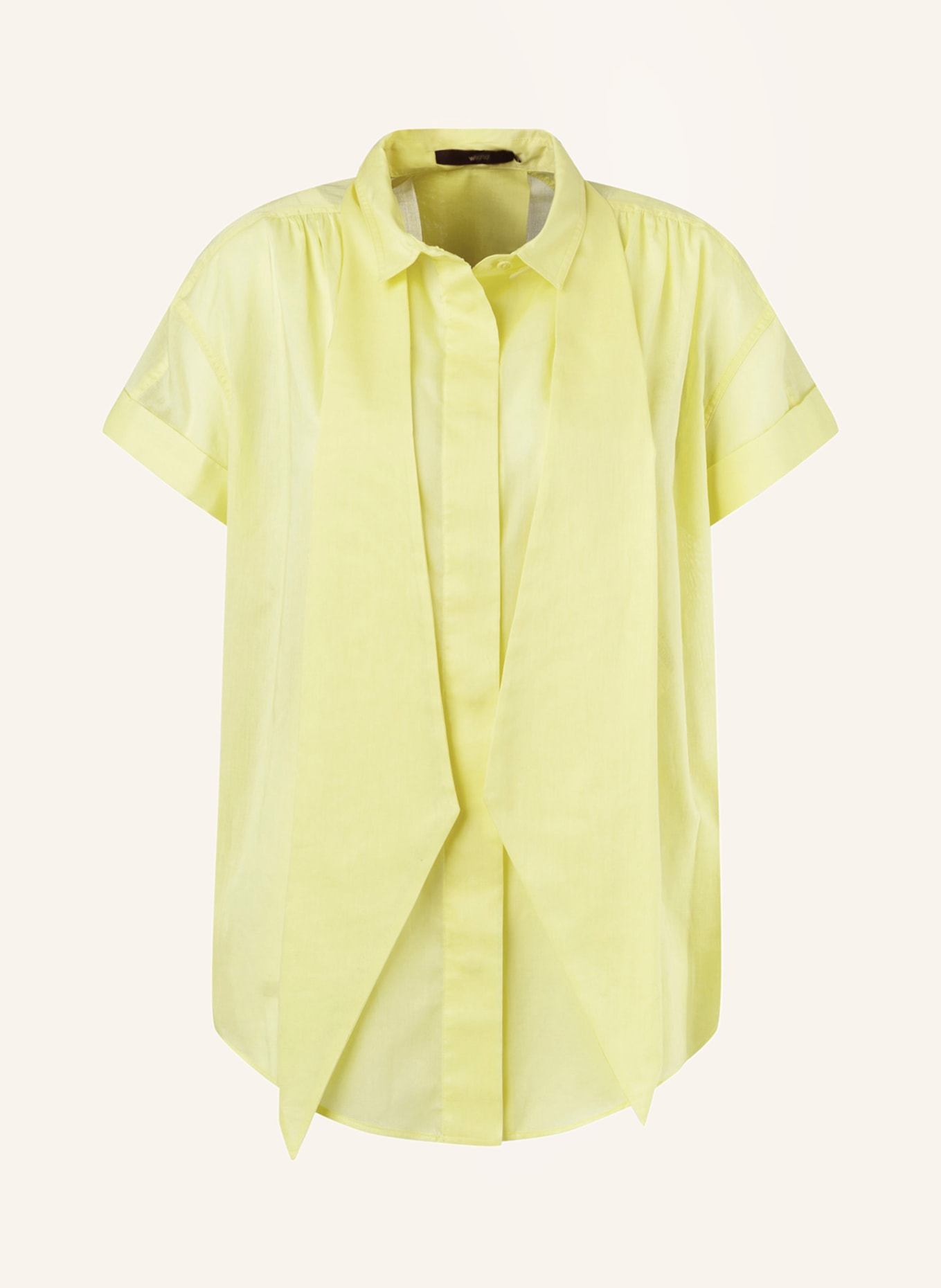 windsor. Blouse with detachable bow tie, Color: YELLOW (Image 1)