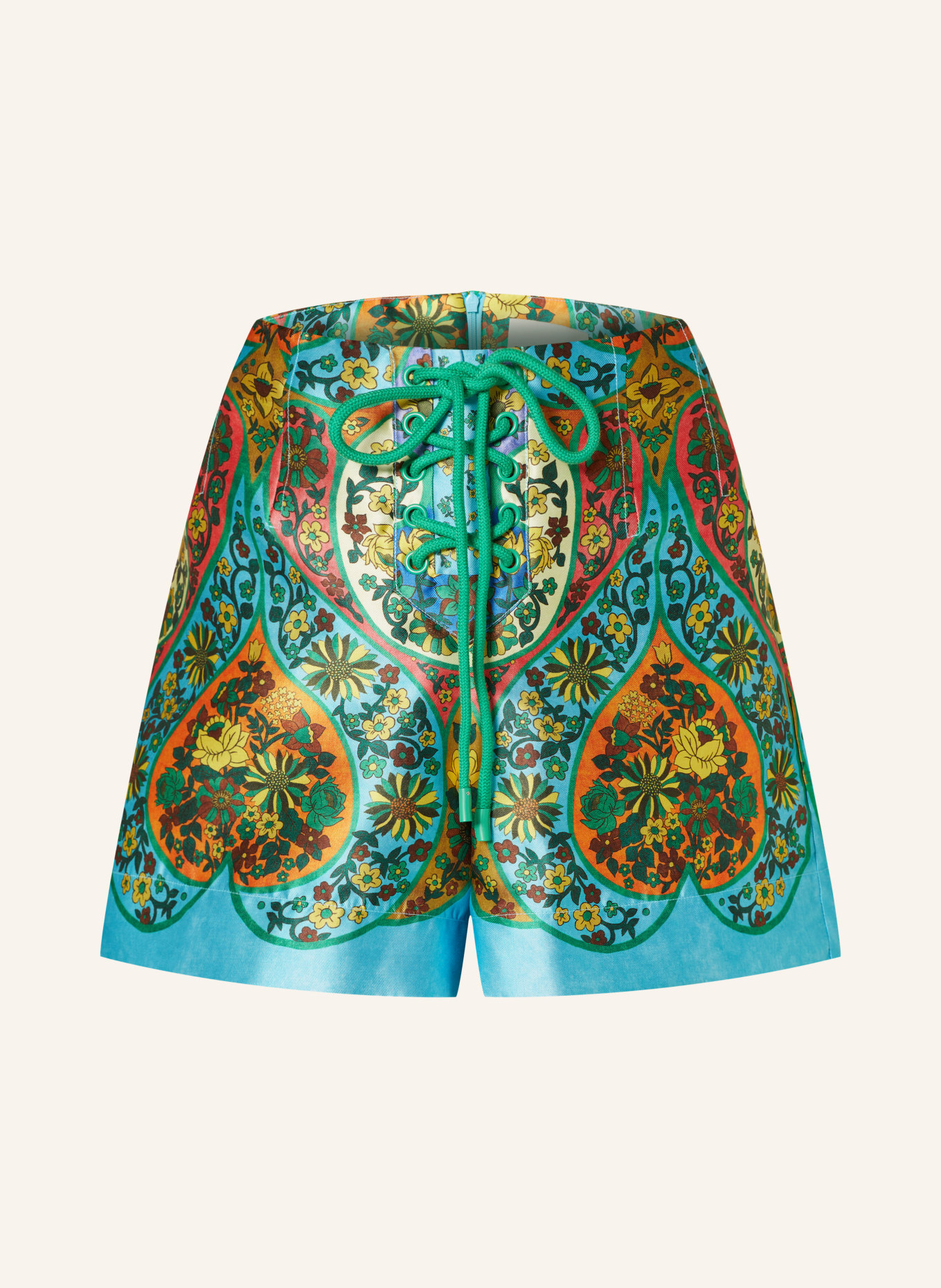 ALÉMAIS Shorts, Color: YELLOW/ GREEN/ ORANGE (Image 1)