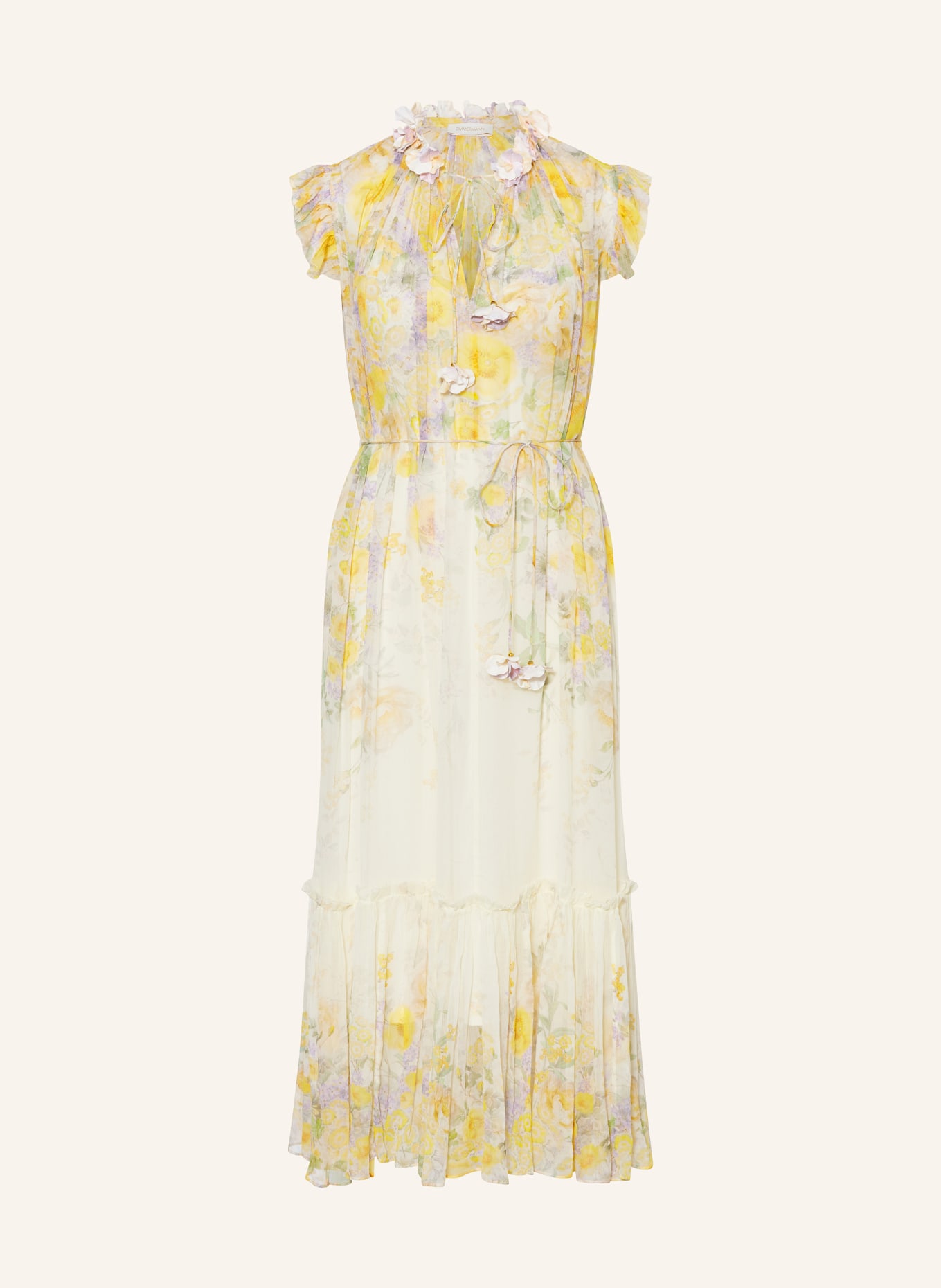ZIMMERMANN Kleid HARMONY, Farbe: GELB/ GRÜN/ LILA (Bild 1)