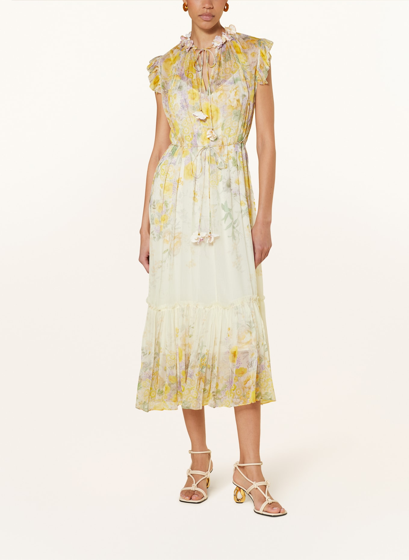 ZIMMERMANN Kleid HARMONY, Farbe: GELB/ GRÜN/ LILA (Bild 2)