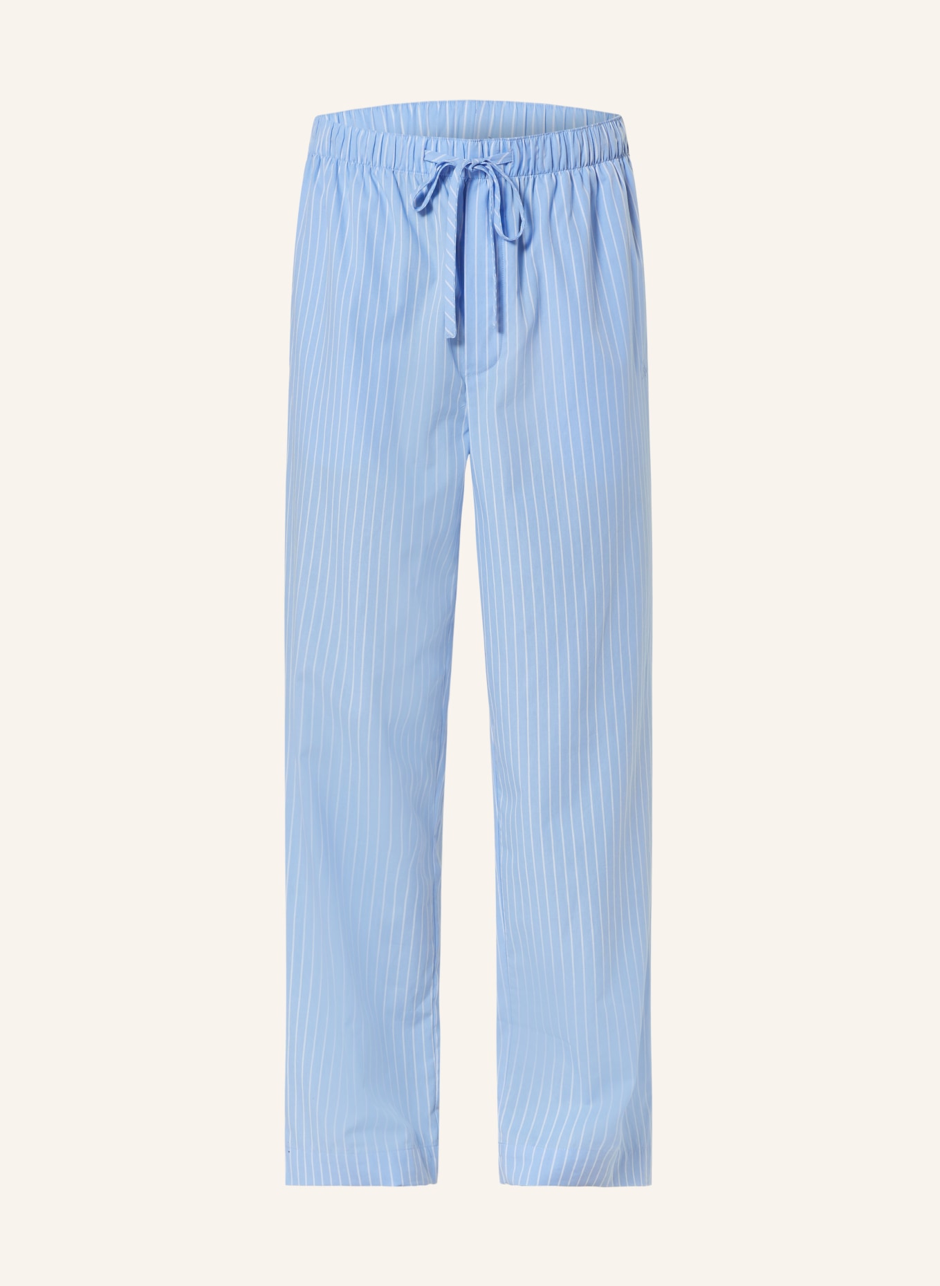 Marc O'Polo Lounge pants BLEND & MATCH WOVEN, Color: LIGHT BLUE/ WHITE (Image 1)