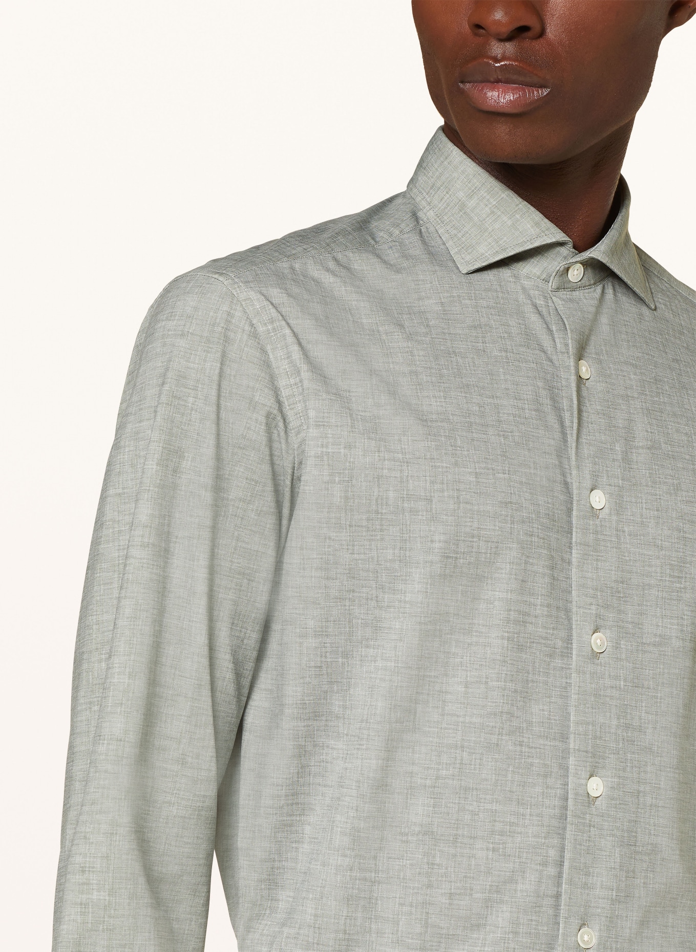 TRAIANO Jerseyhemd ROSSINI Radical Fit, Farbe: OLIV (Bild 4)