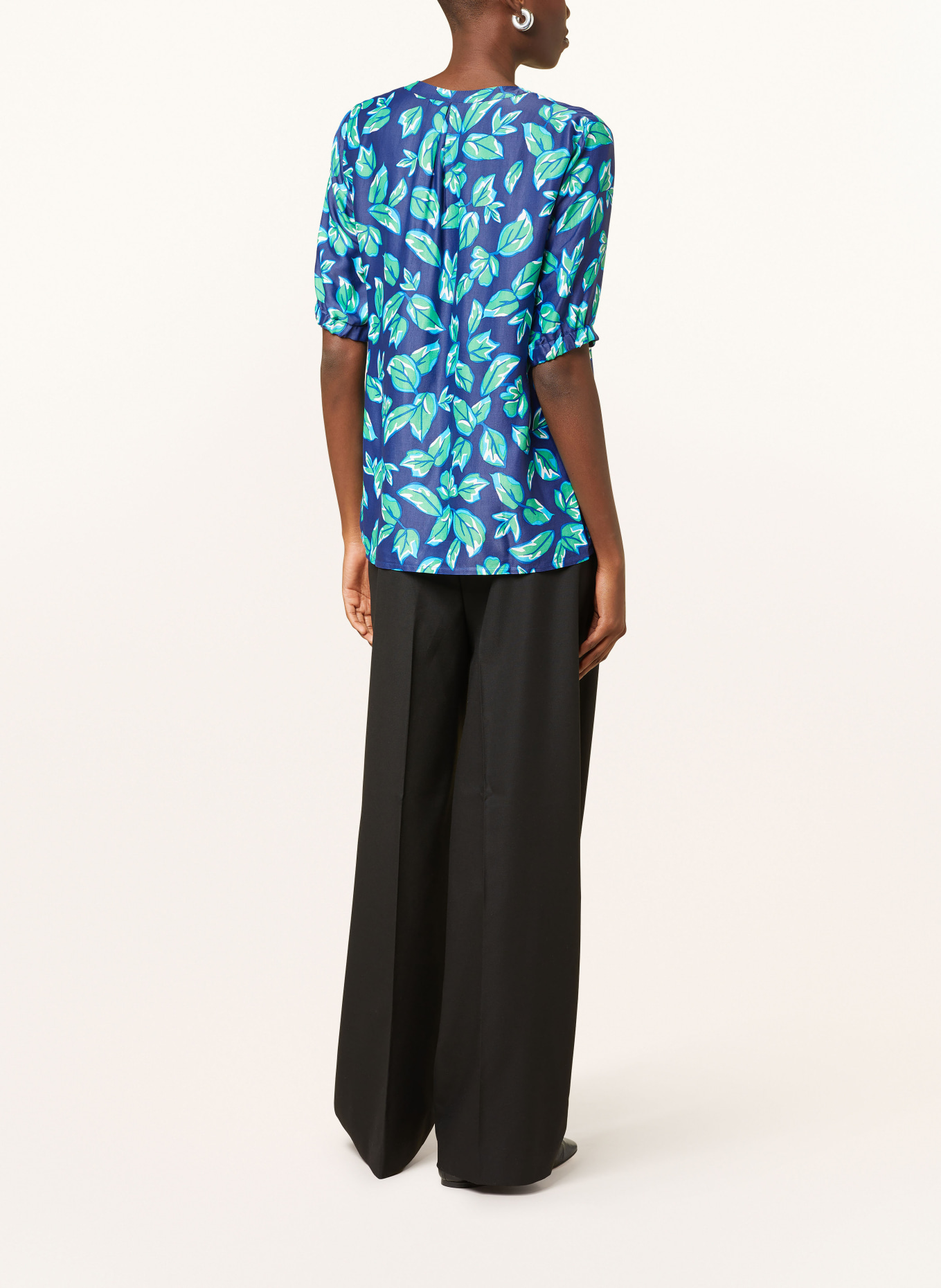 Betty Barclay Shirt blouse, Color: BLUE/ GREEN (Image 3)