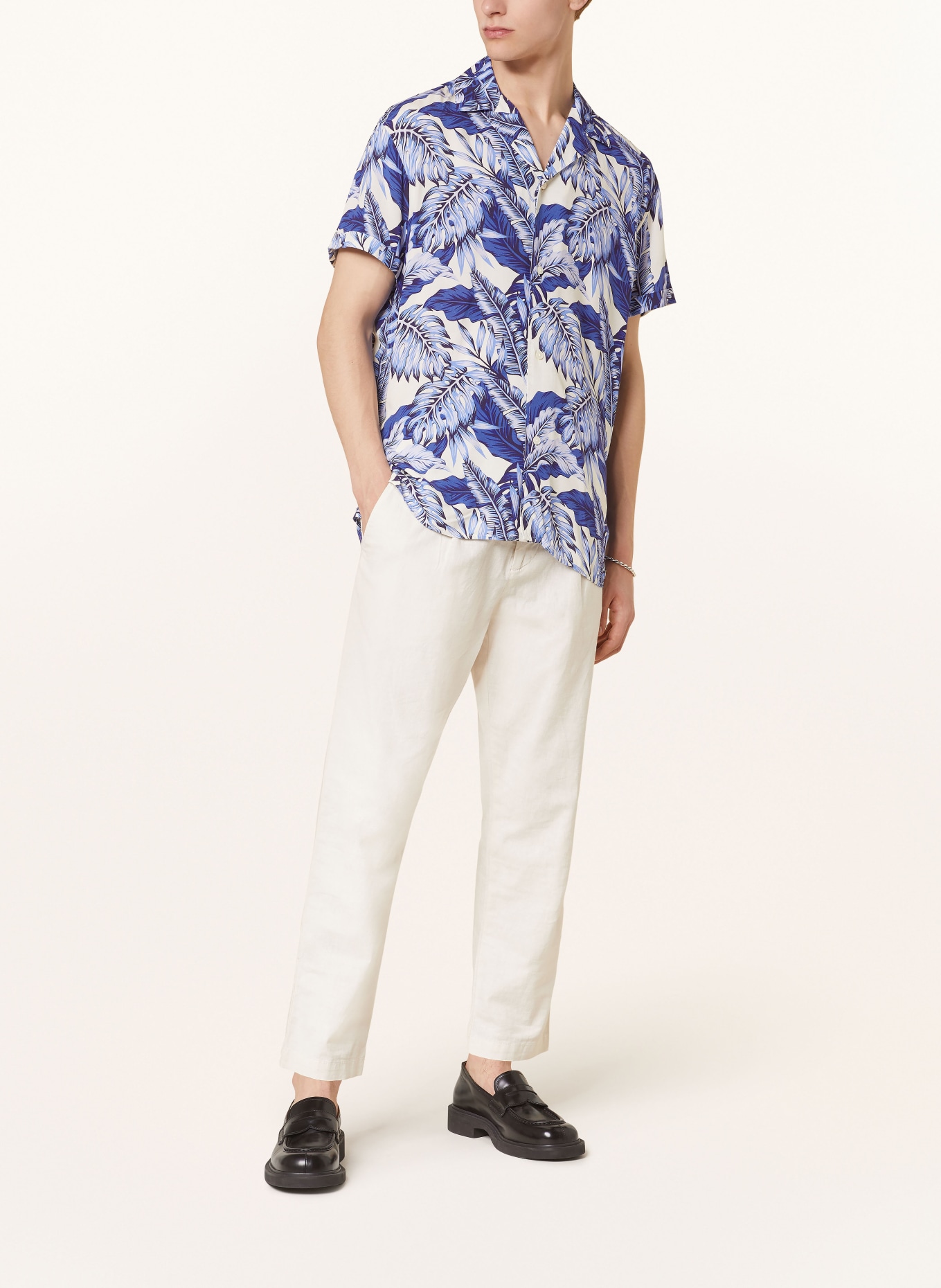 PAUL Resort shirt regular fit, Color: BLUE/ WHITE (Image 2)