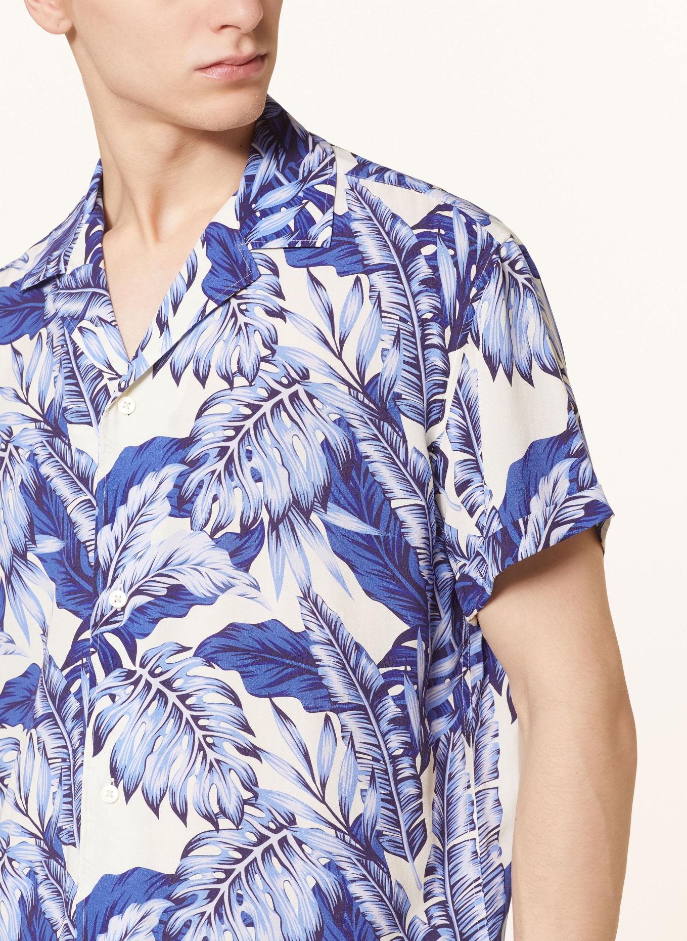 PAUL Resort shirt regular fit, Color: BLUE/ WHITE (Image 4)