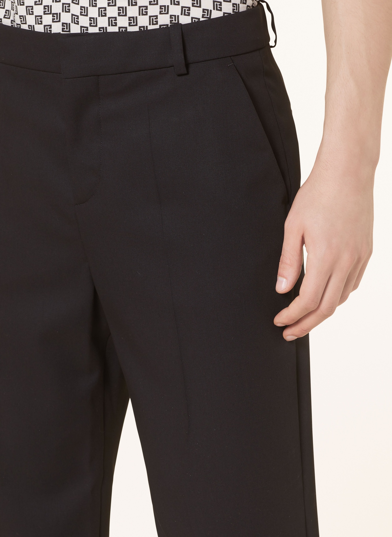 BALMAIN Spodnie regular fit, Kolor: 0PA Noir (Obrazek 6)