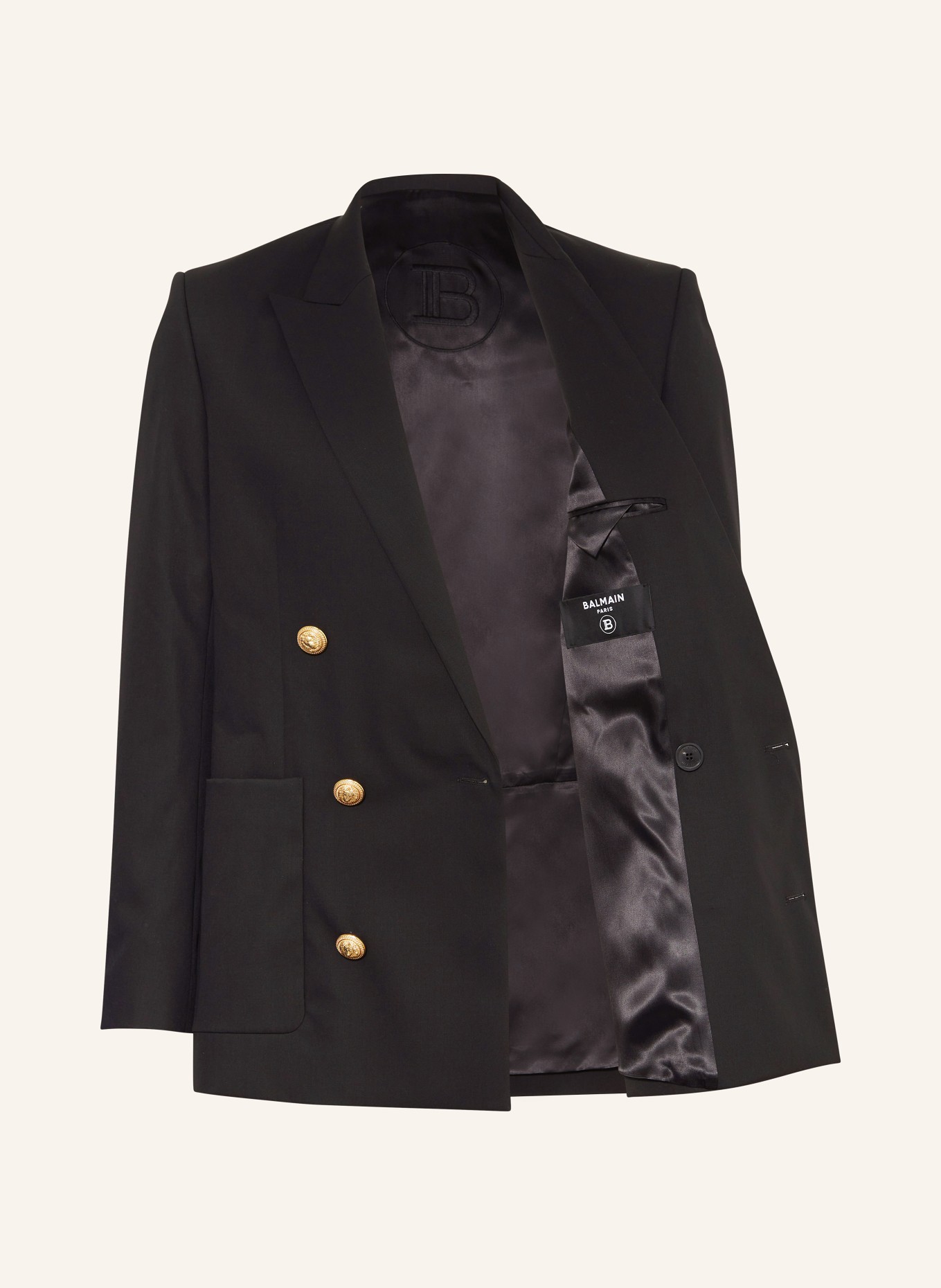 BALMAIN Tailored jacket extra slim fit, Color: BLACK (Image 4)