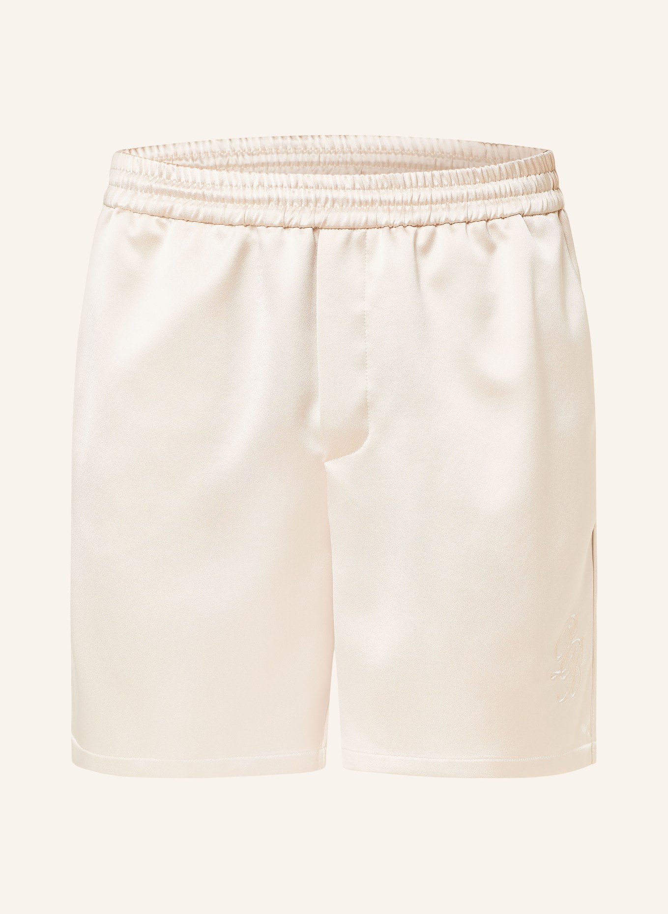 BALMAIN Satin shorts, Color: LIGHT BROWN (Image 1)