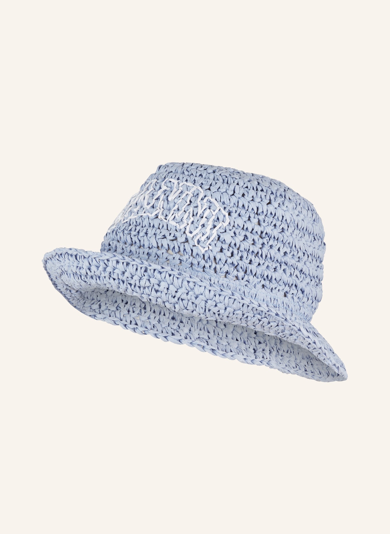 GANNI Klobouk Bucket Hat, Barva: TMAVĚ MODRÁ (Obrázek 1)