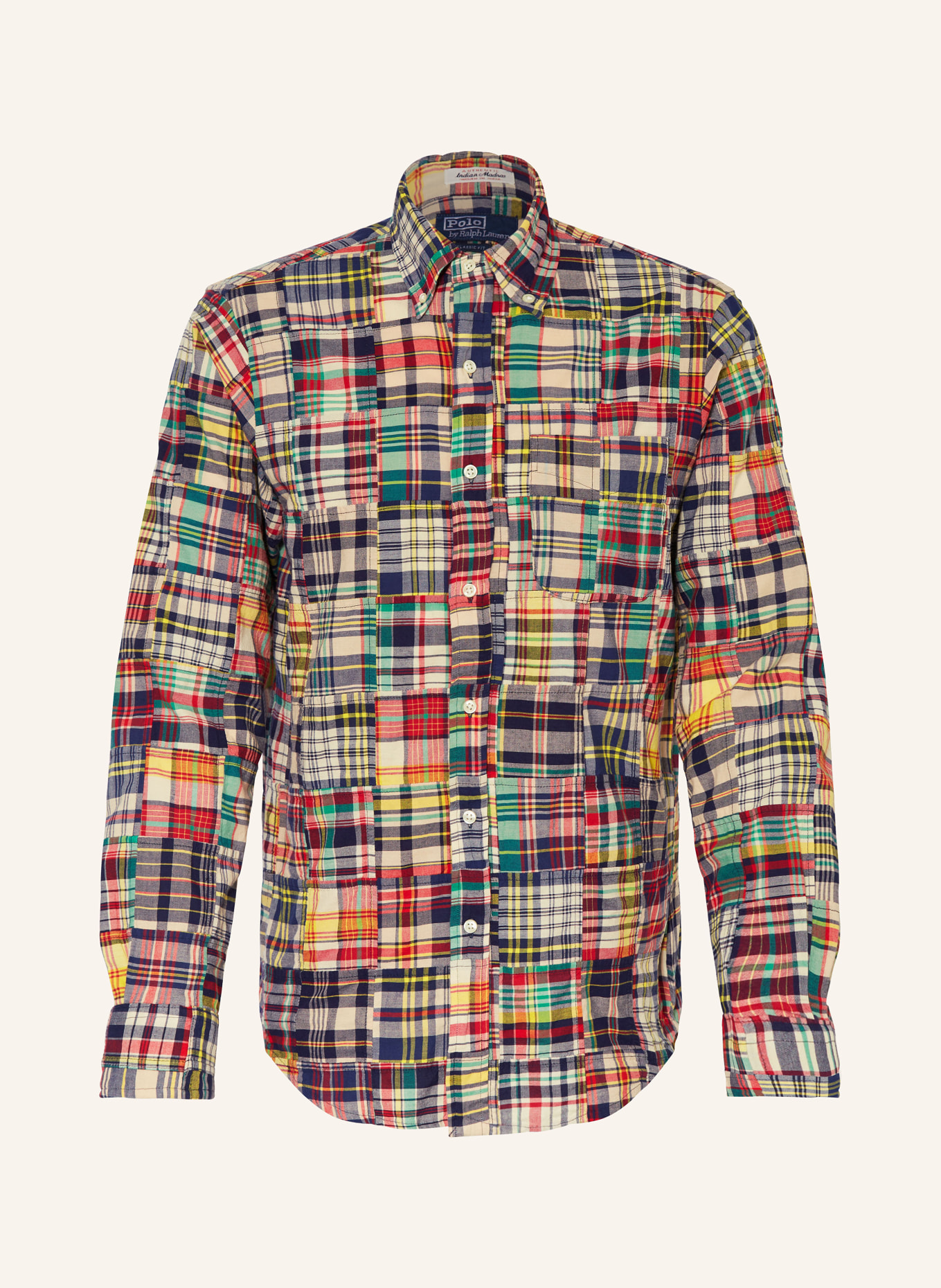POLO RALPH LAUREN Shirt MADRAS classic fit, Color: BLUE/ RED/ YELLOW (Image 1)