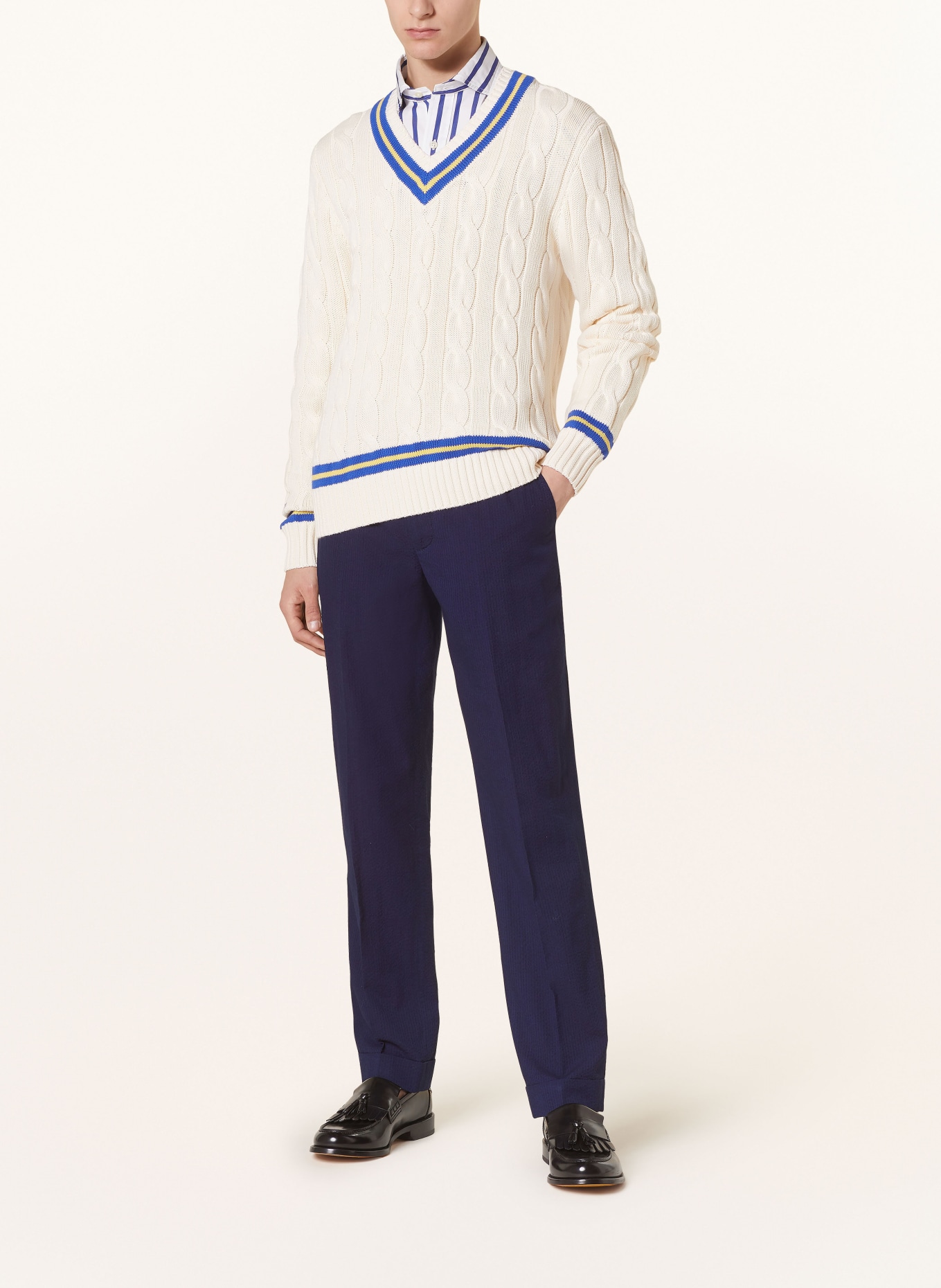 POLO RALPH LAUREN Sweater, Color: CREAM/ BLUE/ YELLOW (Image 2)