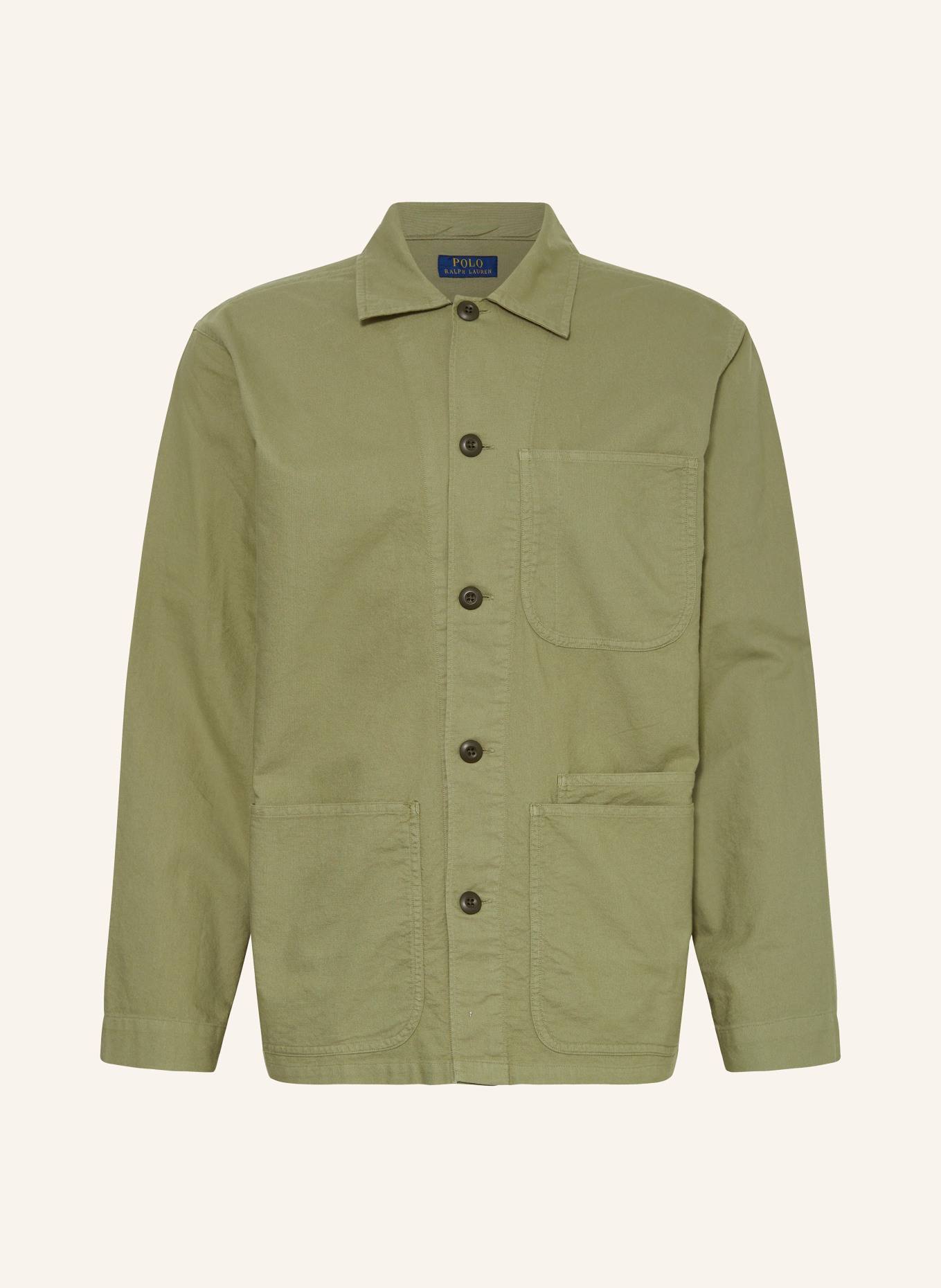 POLO RALPH LAUREN Overshirt, Color: OLIVE (Image 1)
