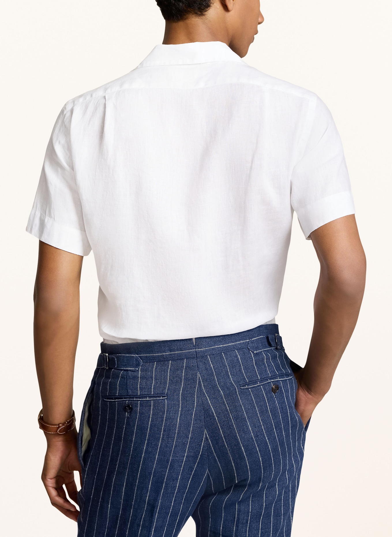 POLO RALPH LAUREN Resorthemd CLADY Classic Fit aus Leinen, Farbe: WEISS (Bild 3)