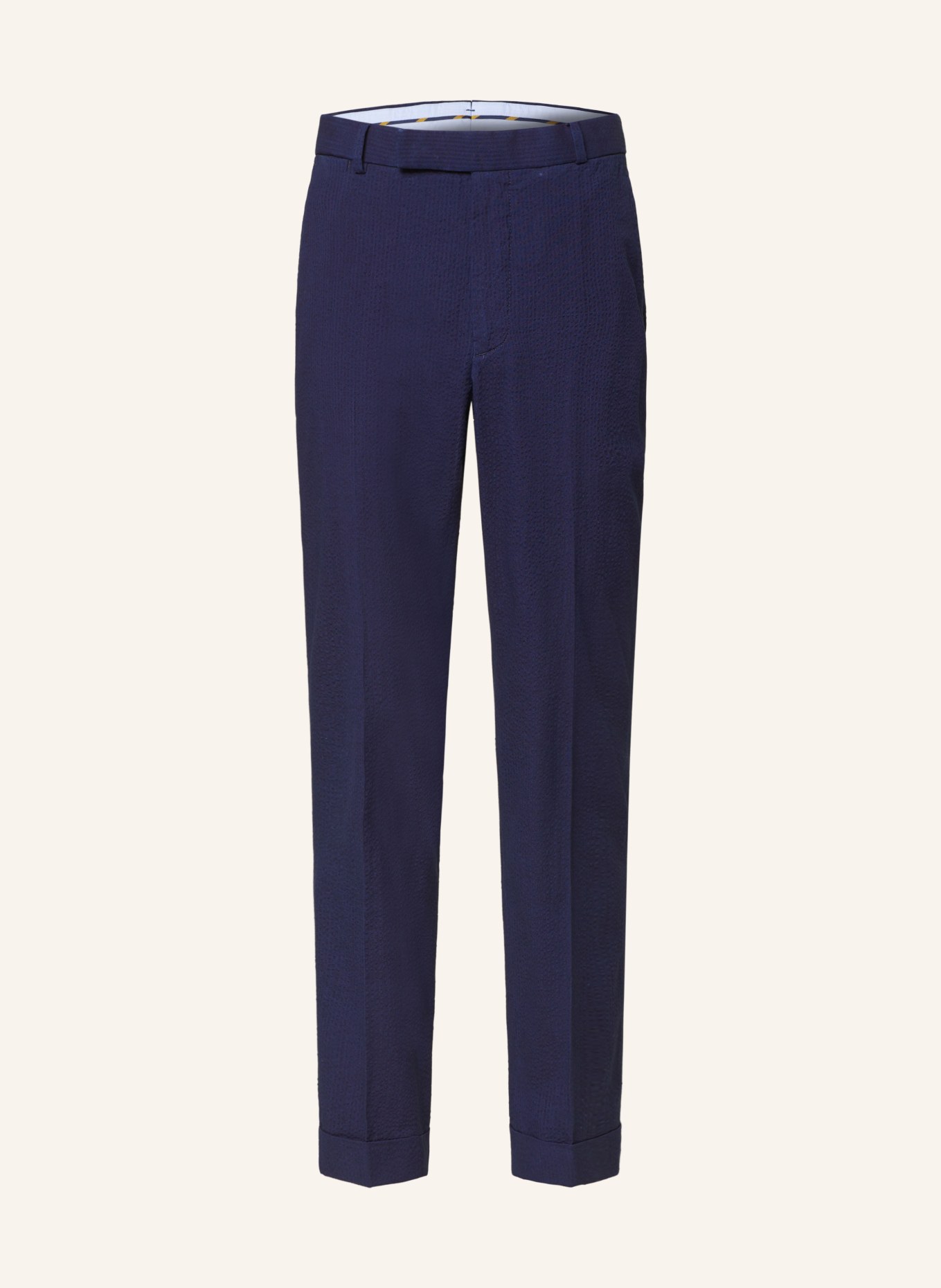 POLO RALPH LAUREN Spodnie garniturowe regular fit, Kolor: 001 BRIGHT BLUE/WHITE (Obrazek 1)